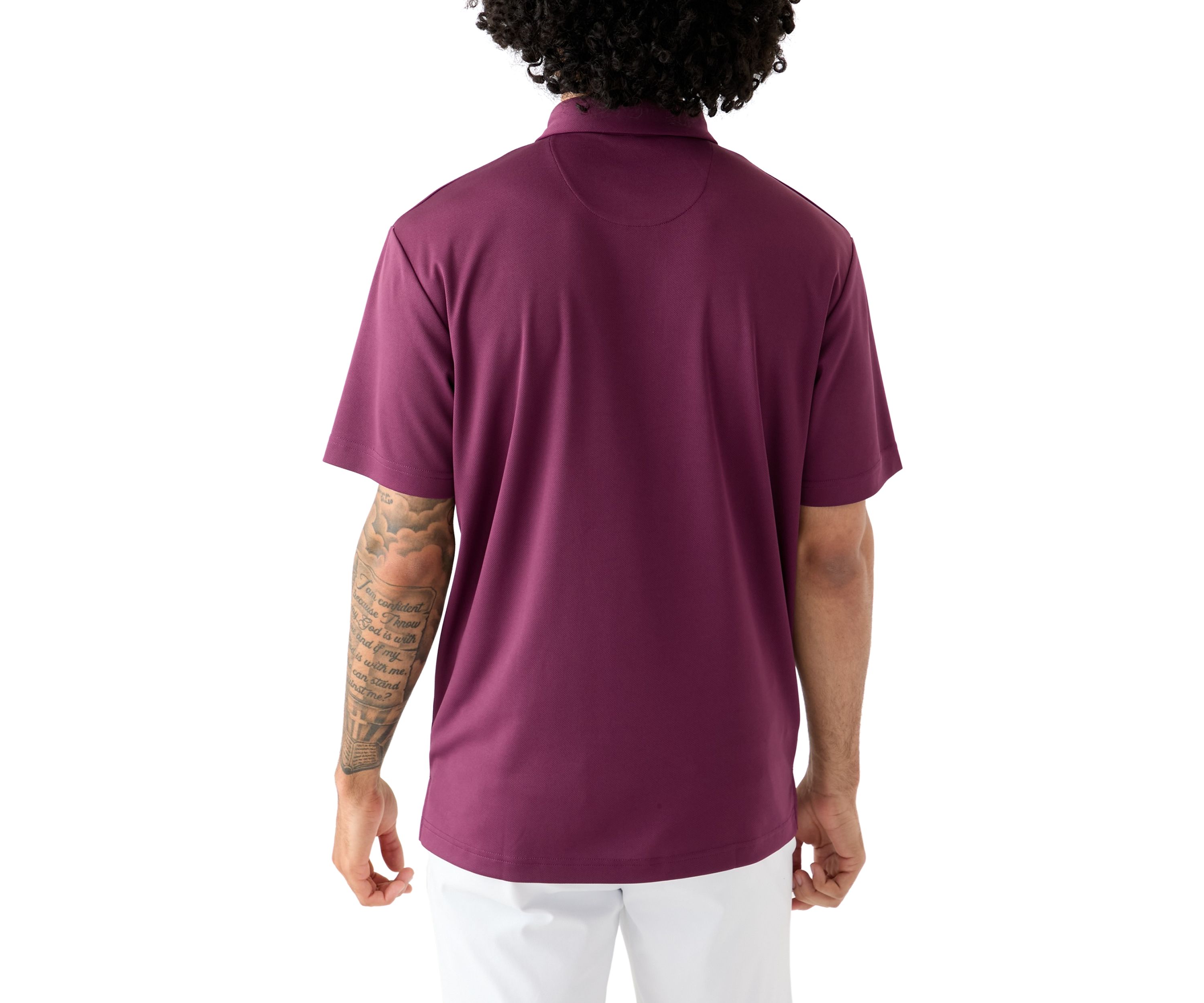 Mens Solid Polo Shirt