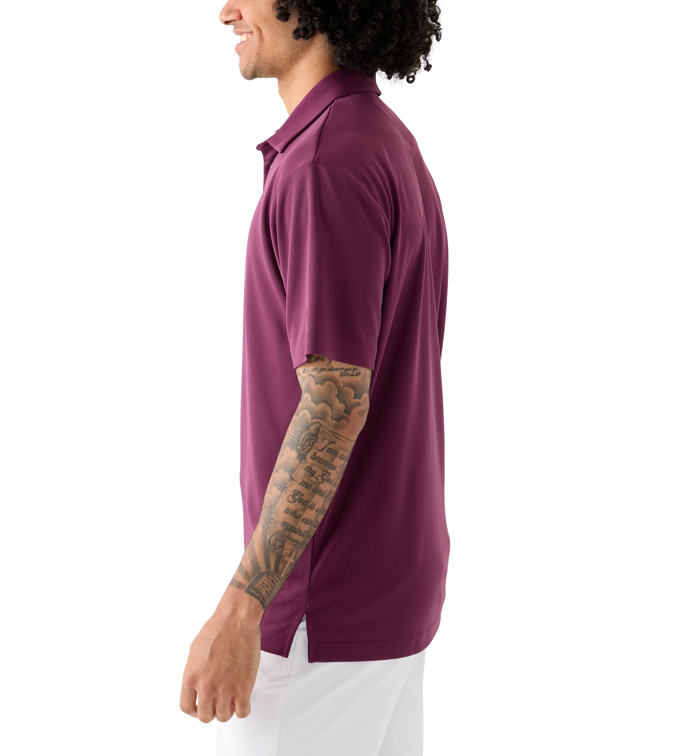 Mens Solid Polo Shirt
