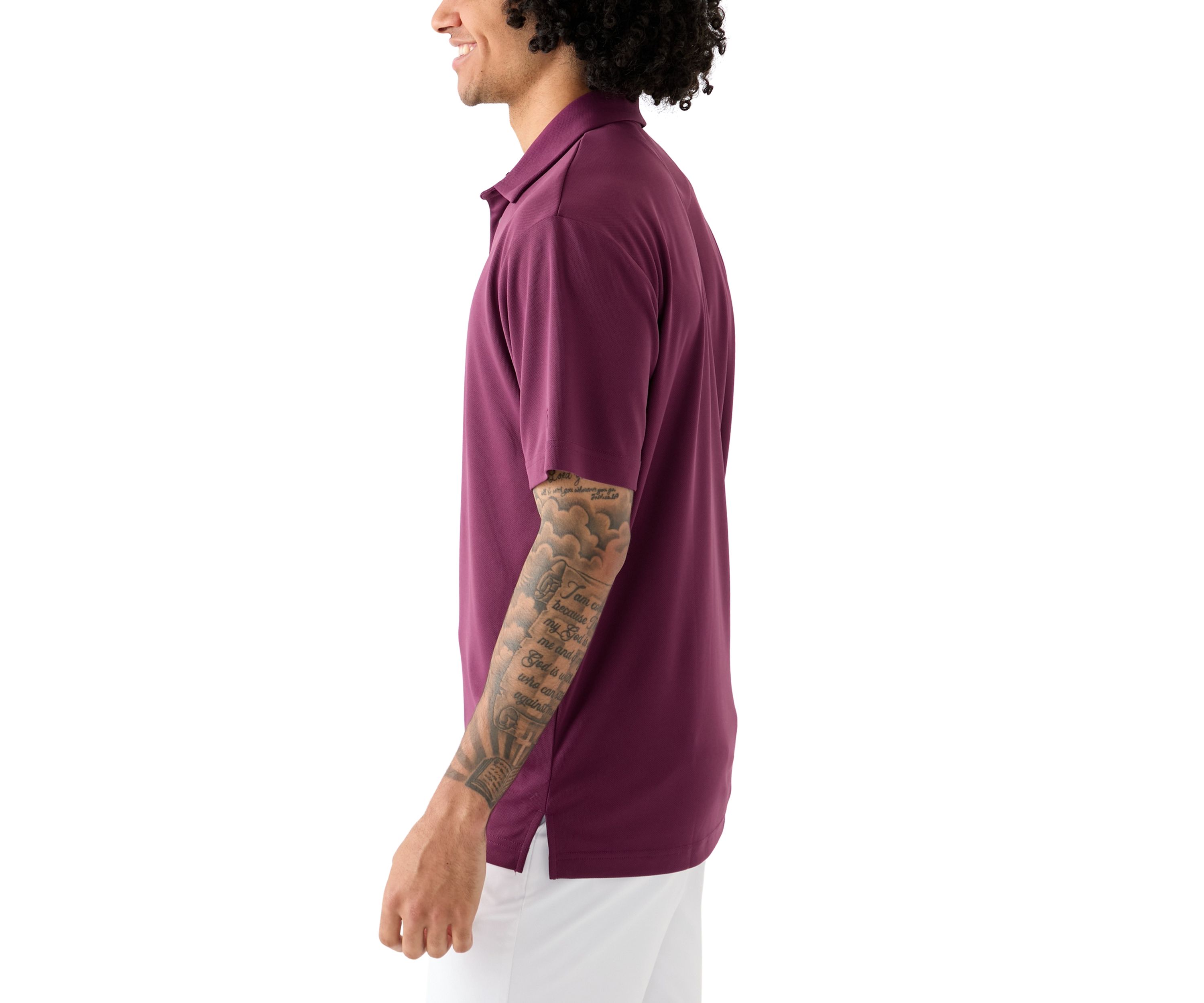 Mens Solid Polo Shirt
