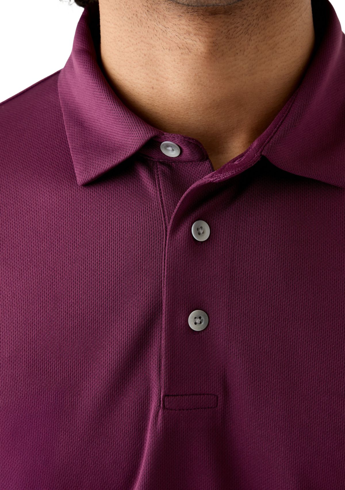 Mens Solid Polo Shirt