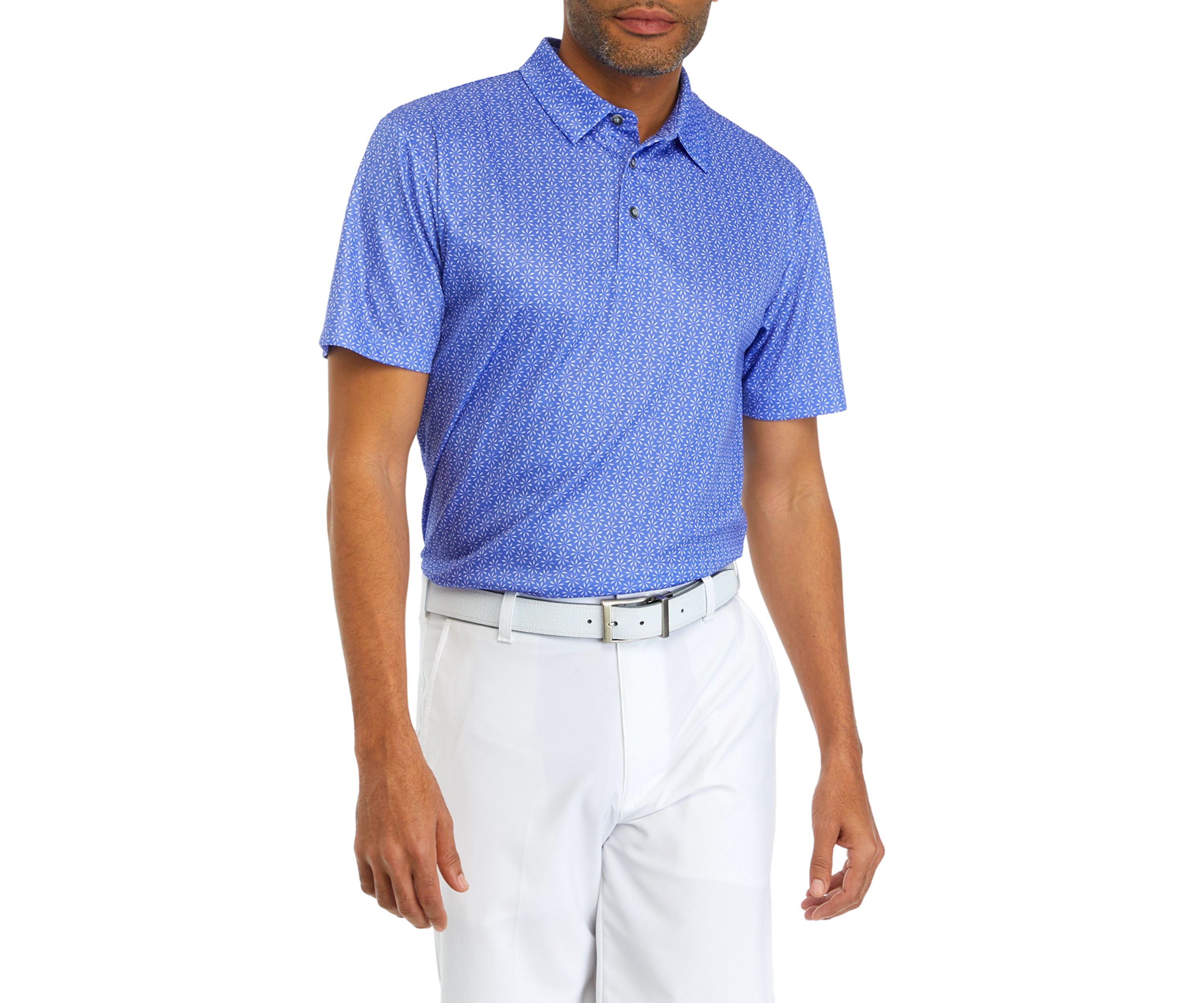 Mens Printed Polo Shirt