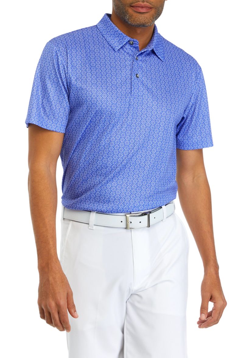 Mens Printed Polo Shirt