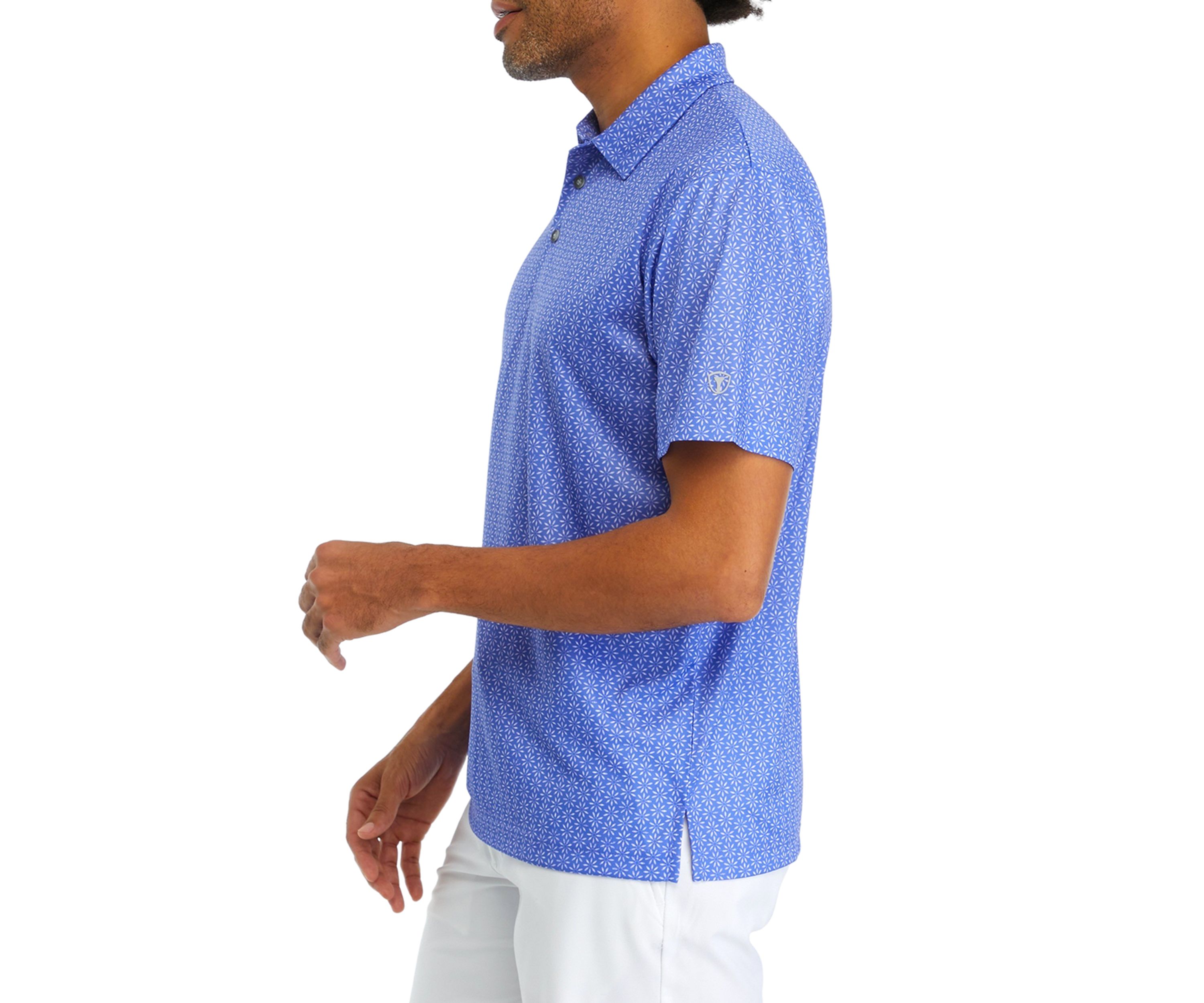 Mens Printed Polo Shirt