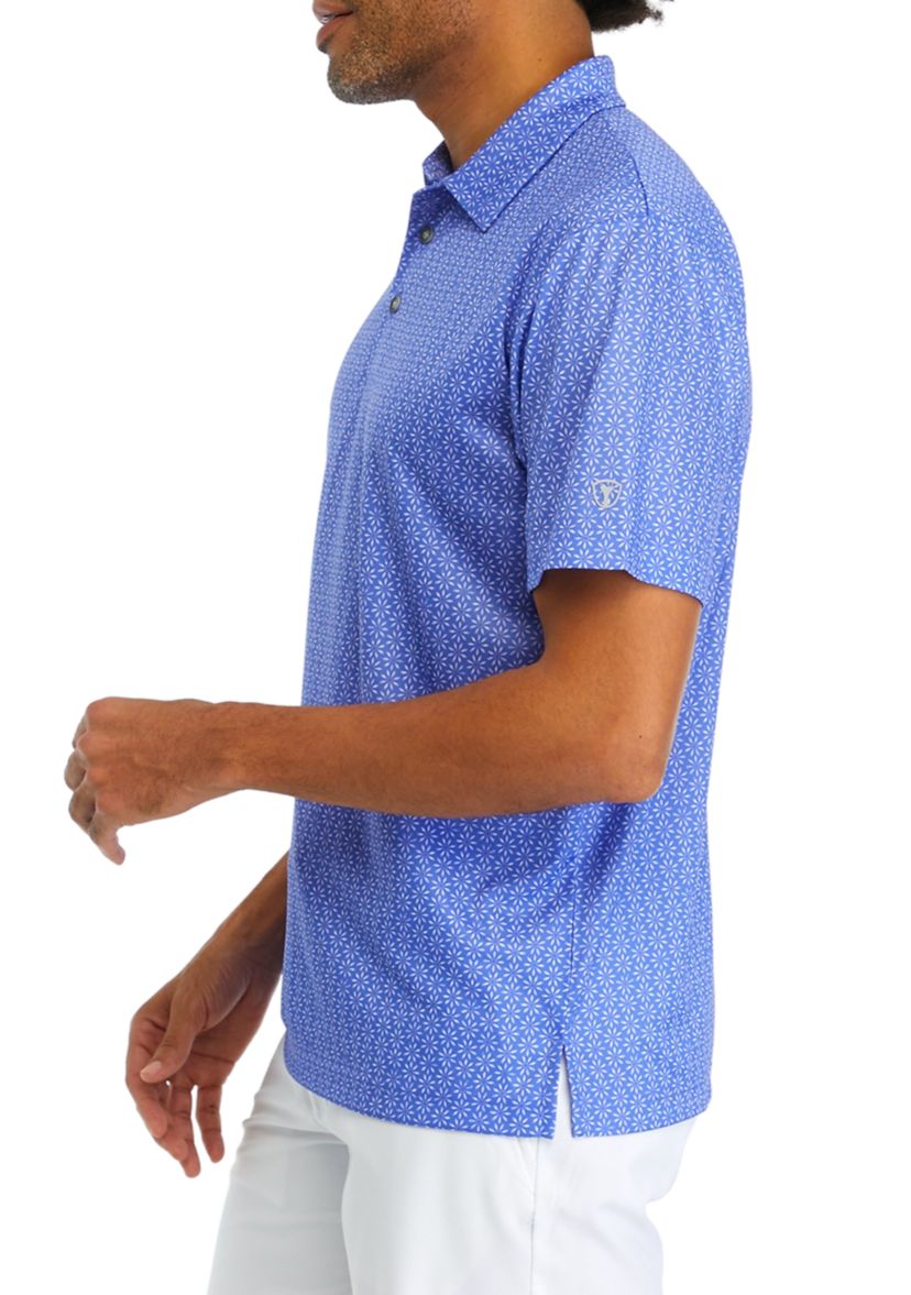 Mens Printed Polo Shirt