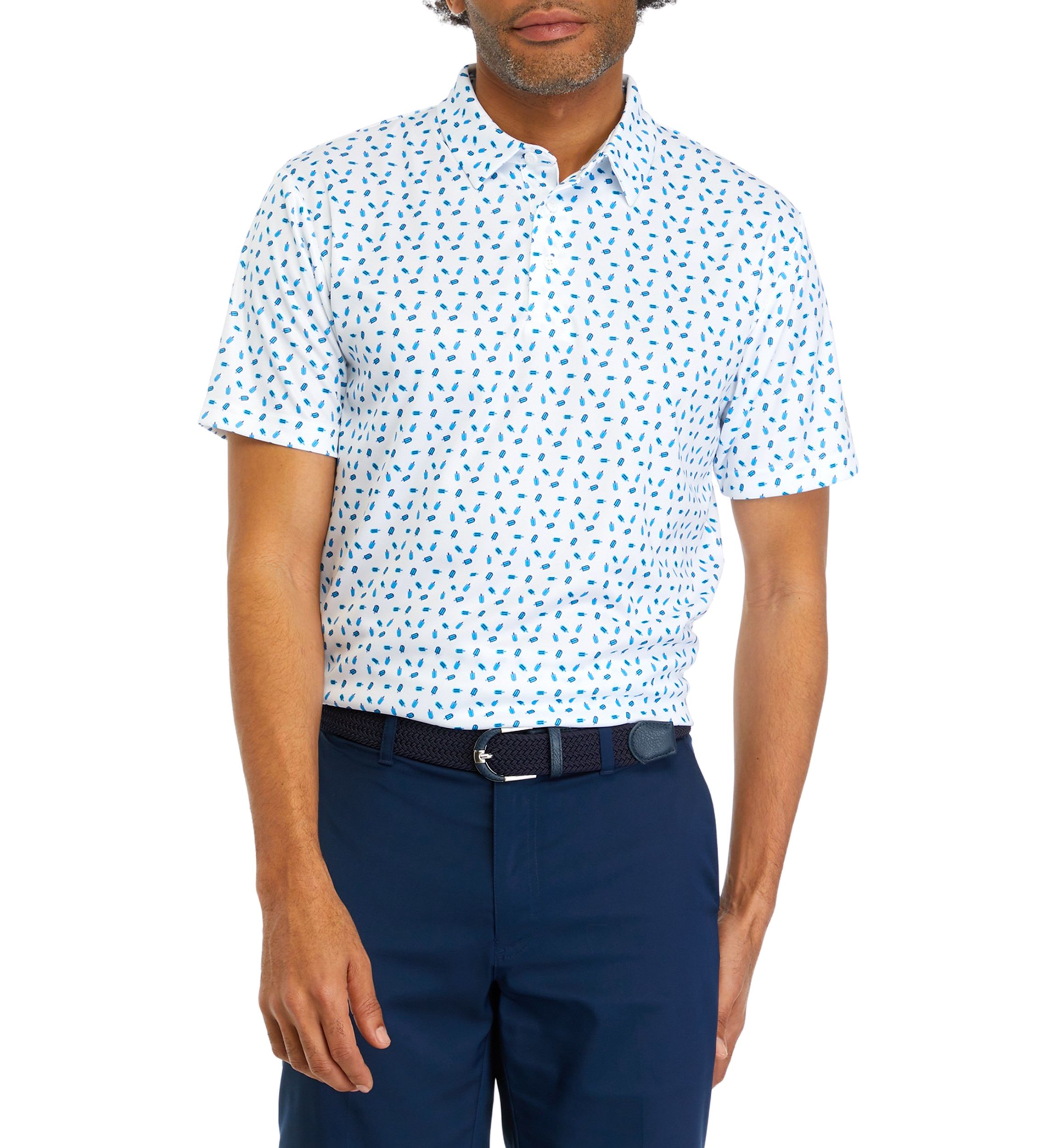 Mens Summer Popsicles Polo Shirt