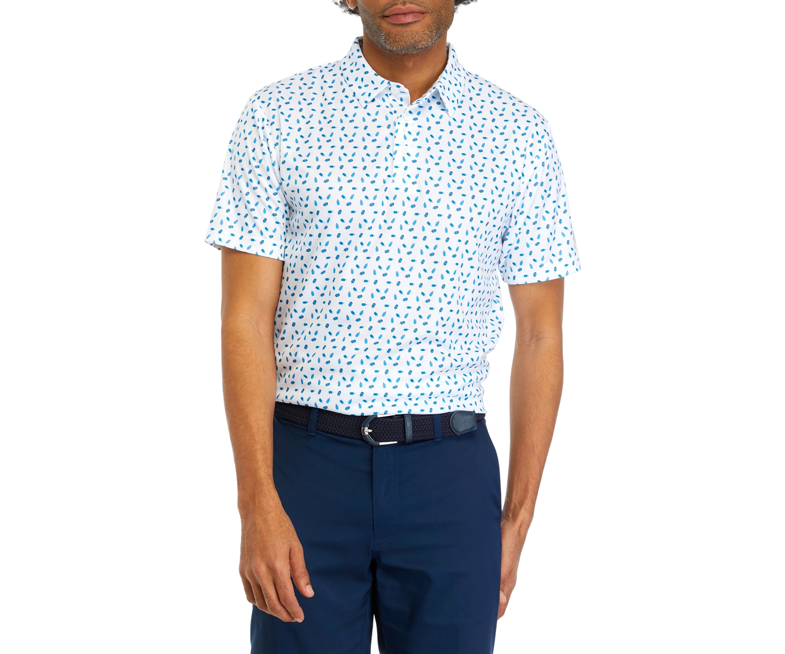 Mens Summer Popsicles Polo Shirt