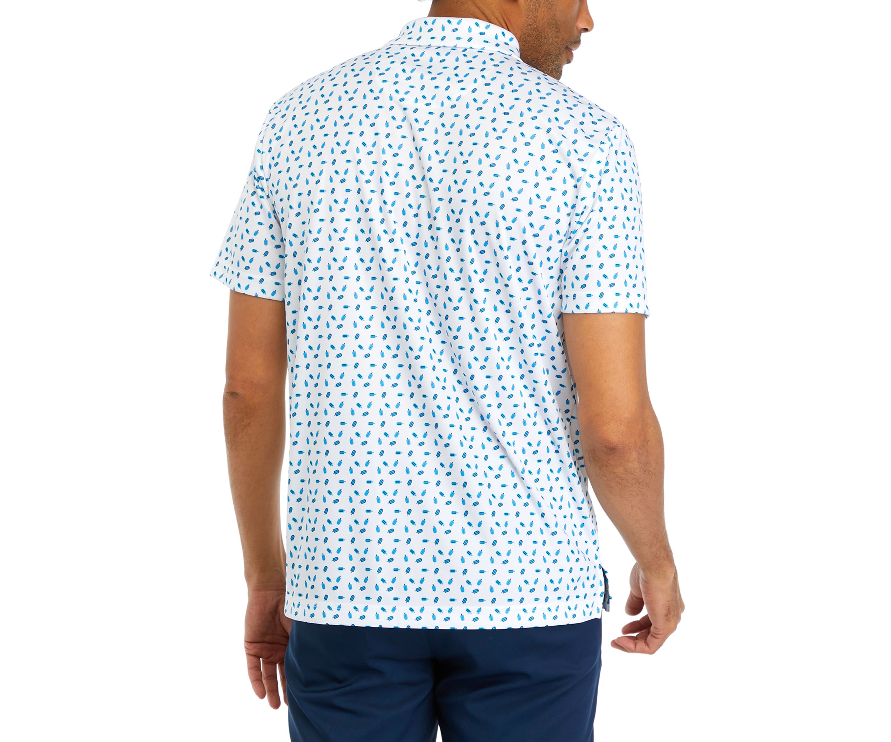Mens Summer Popsicles Polo Shirt