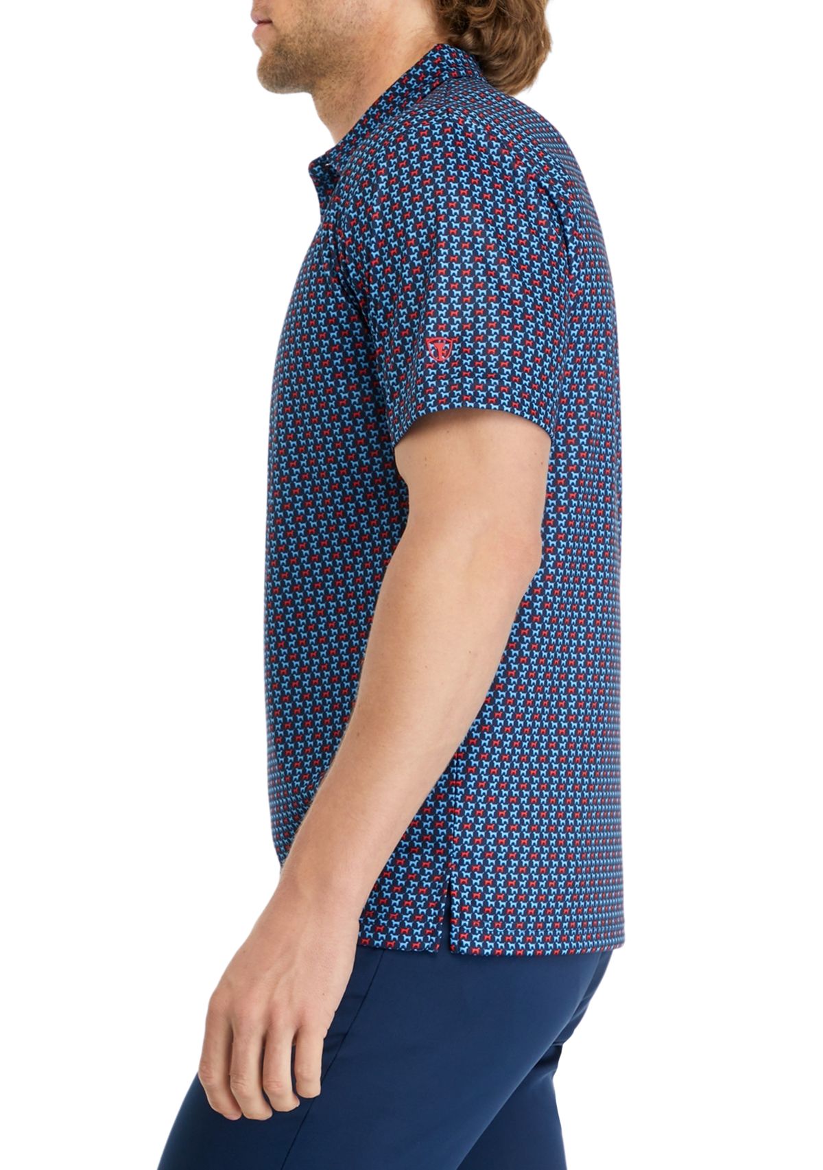 Mens Lab Print Americana Shirt