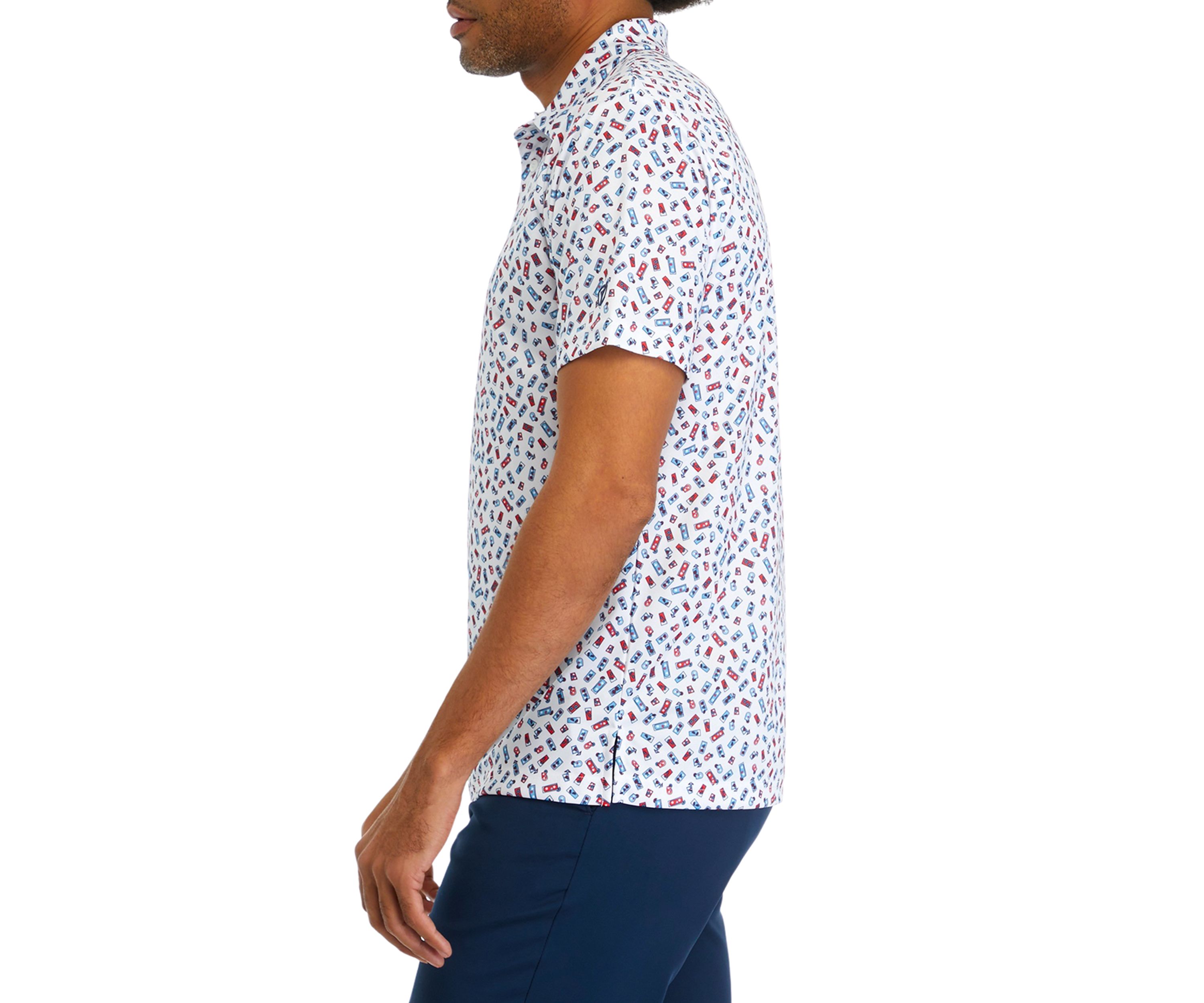 Mens Raspberry Lemonade Americana Shirt