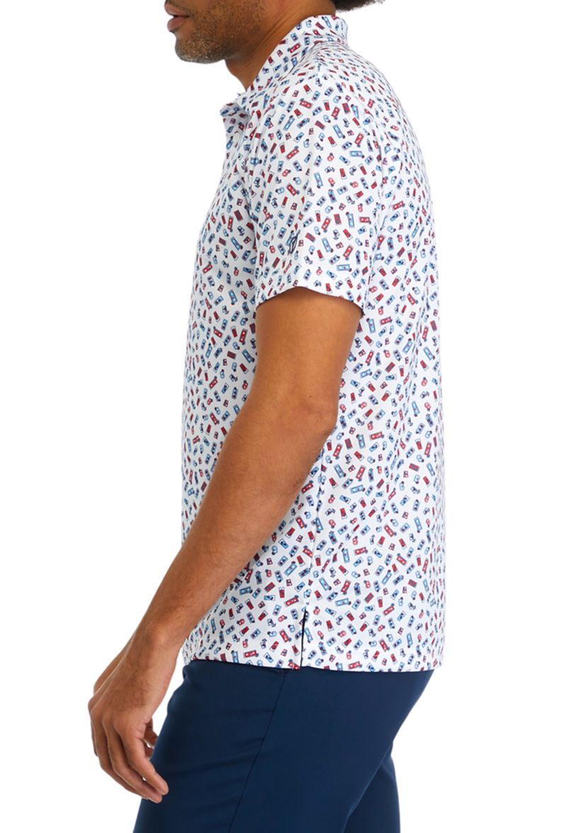 Mens Raspberry Lemonade Americana Shirt