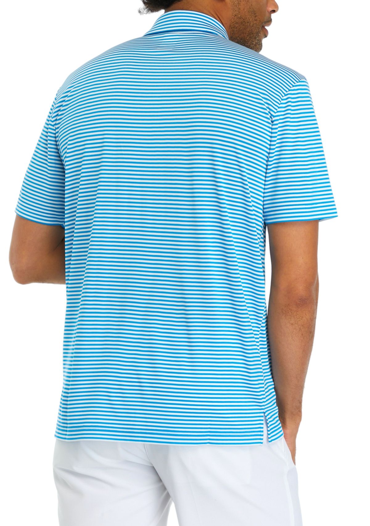 Mens Feeder Striped Summer Polo Shirt