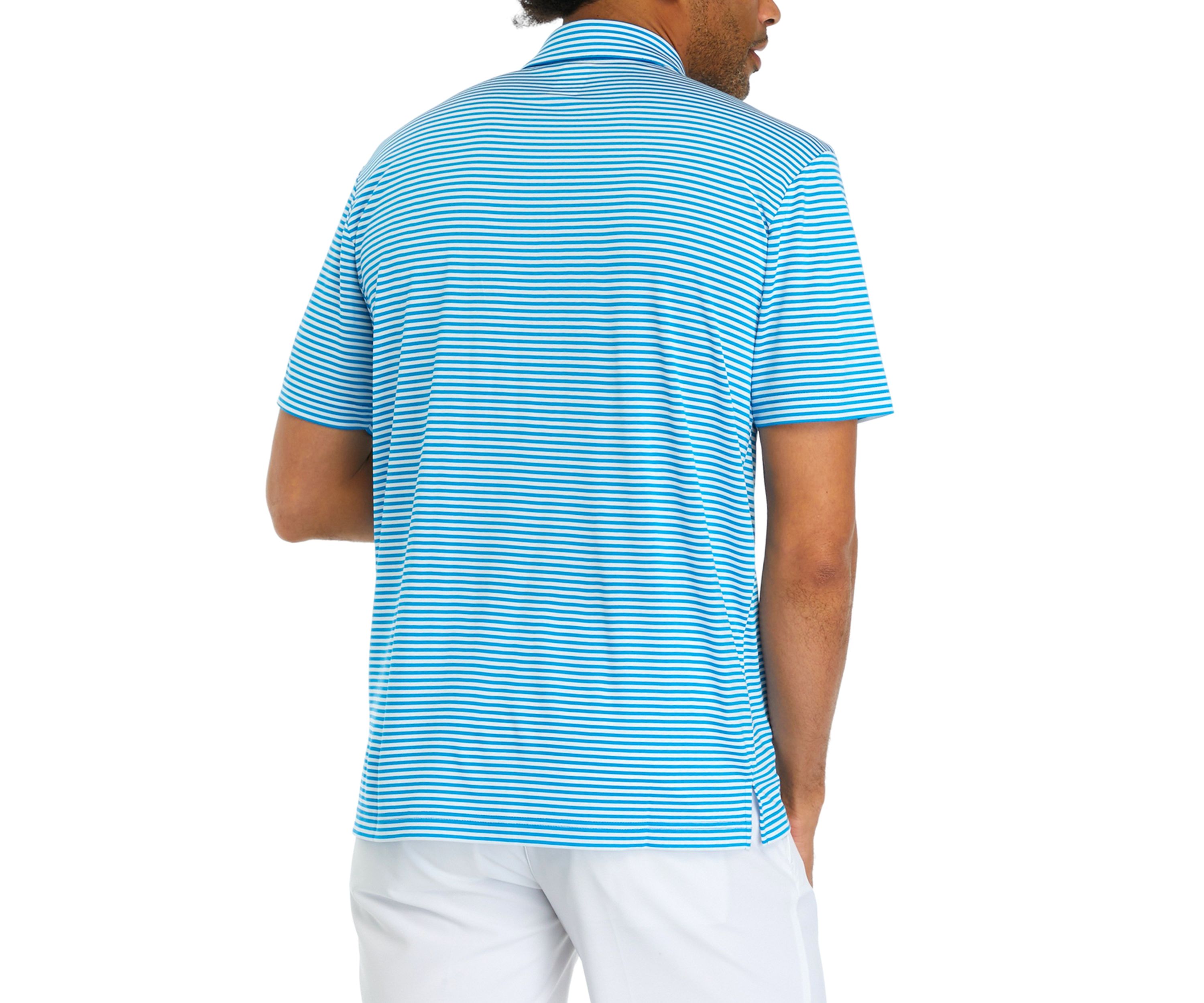 Mens Feeder Striped Summer Polo Shirt