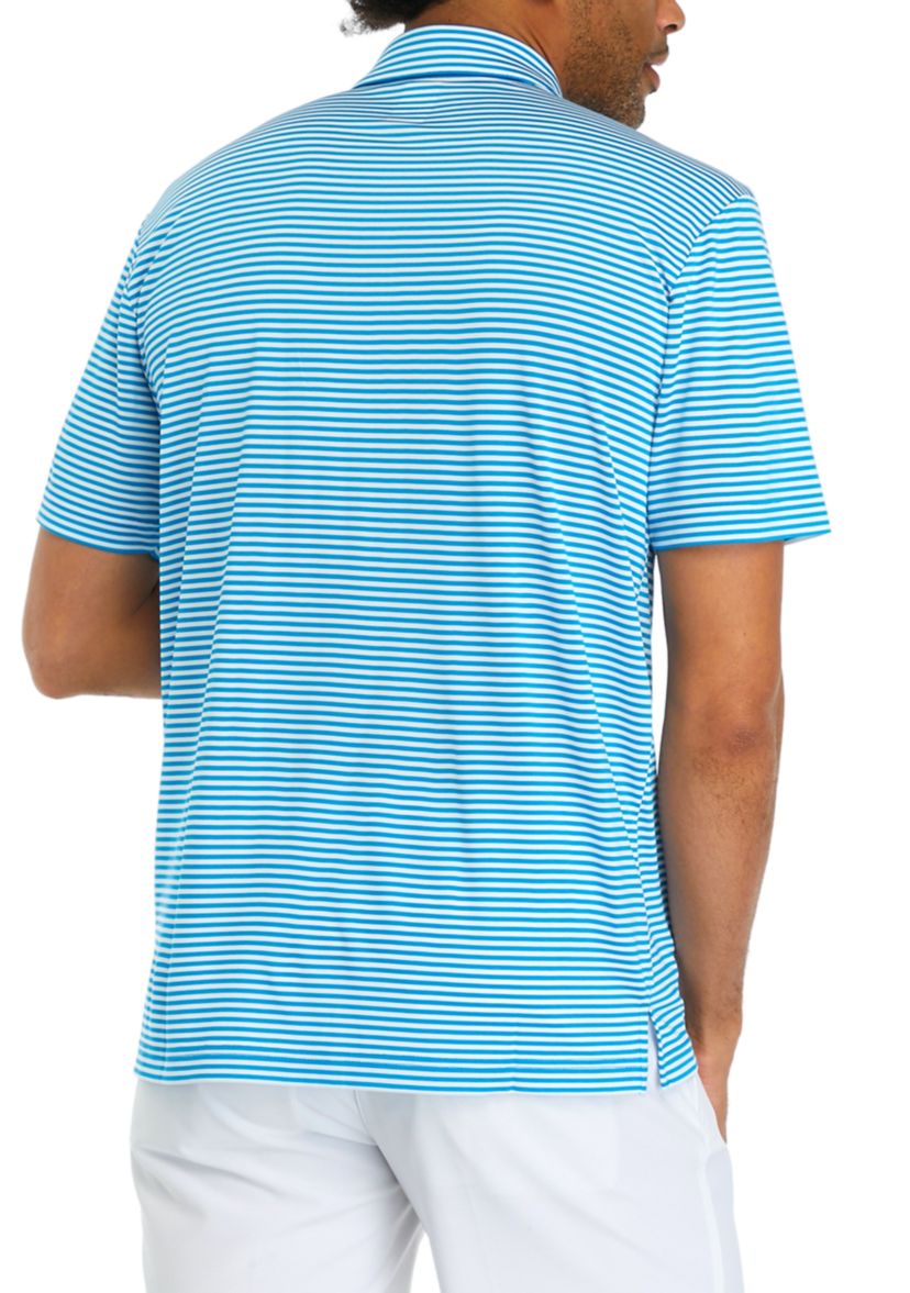 Mens Feeder Striped Summer Polo Shirt