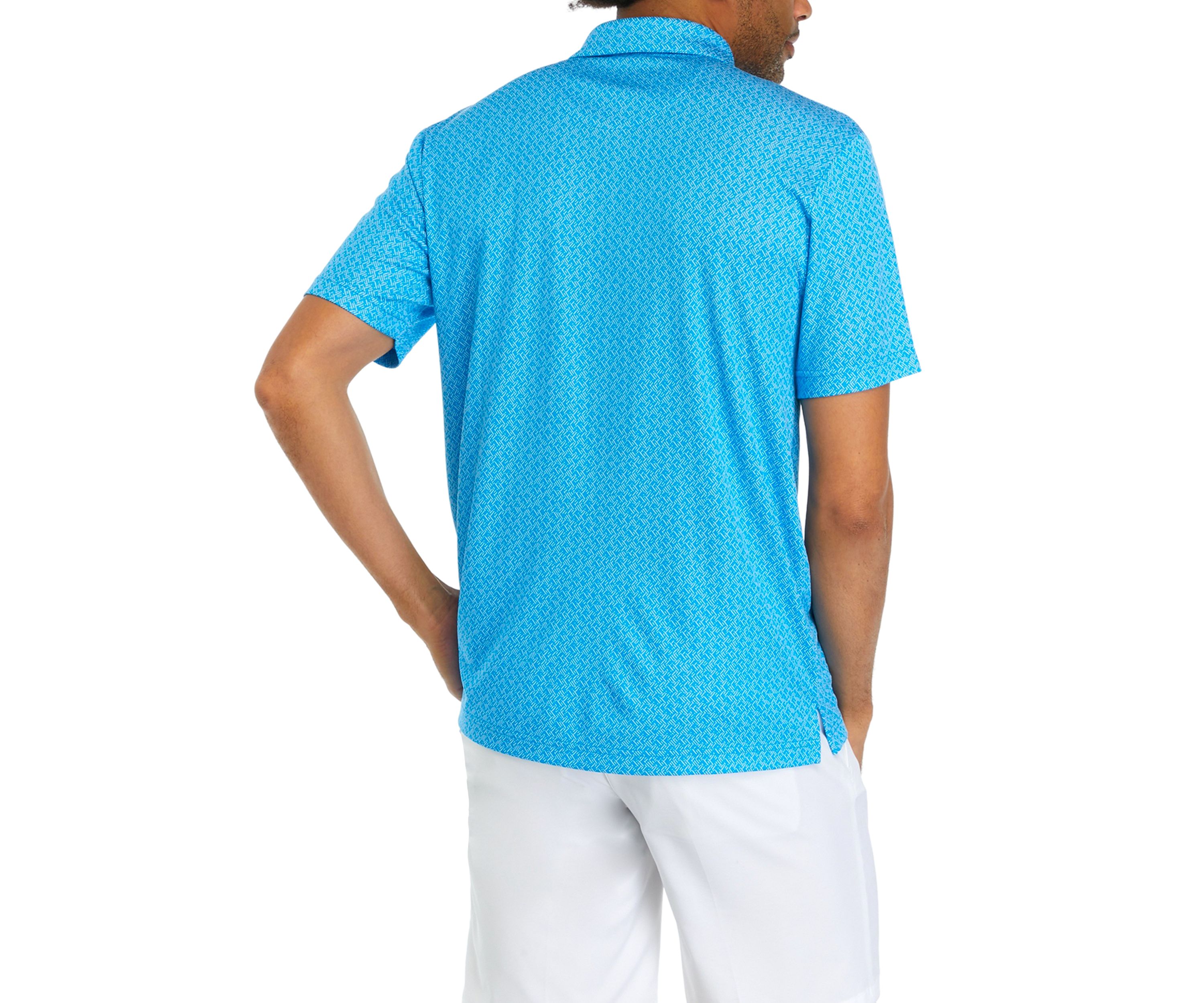 Big & Tall Jacquard Printed Polo Shirt