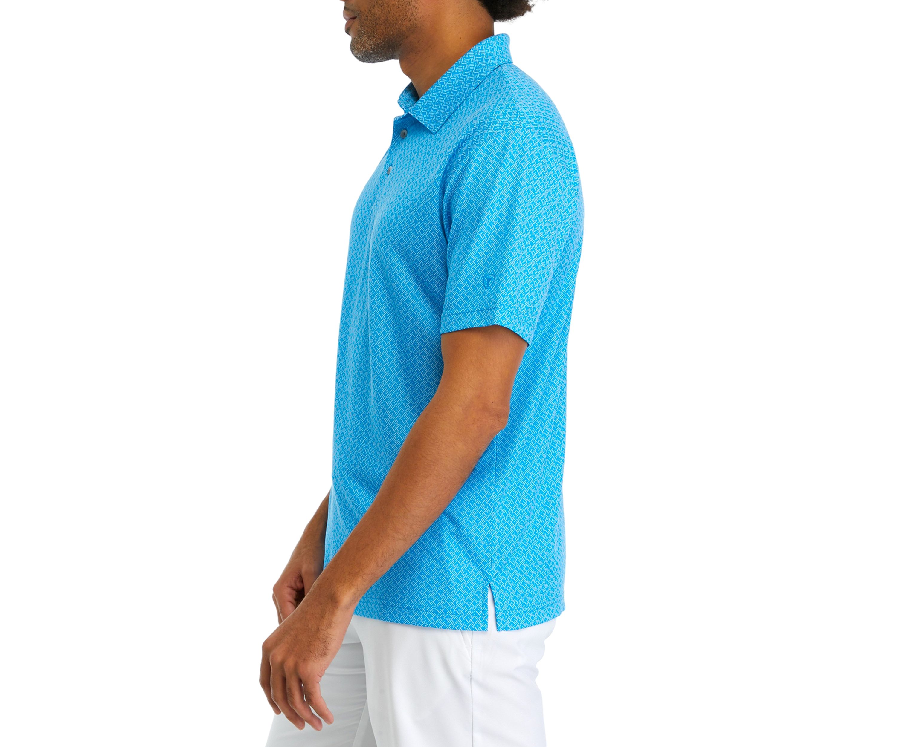 Big & Tall Jacquard Printed Polo Shirt