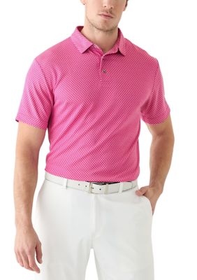 Pro Tour Men's Jacquard Polo Shirt, Medium