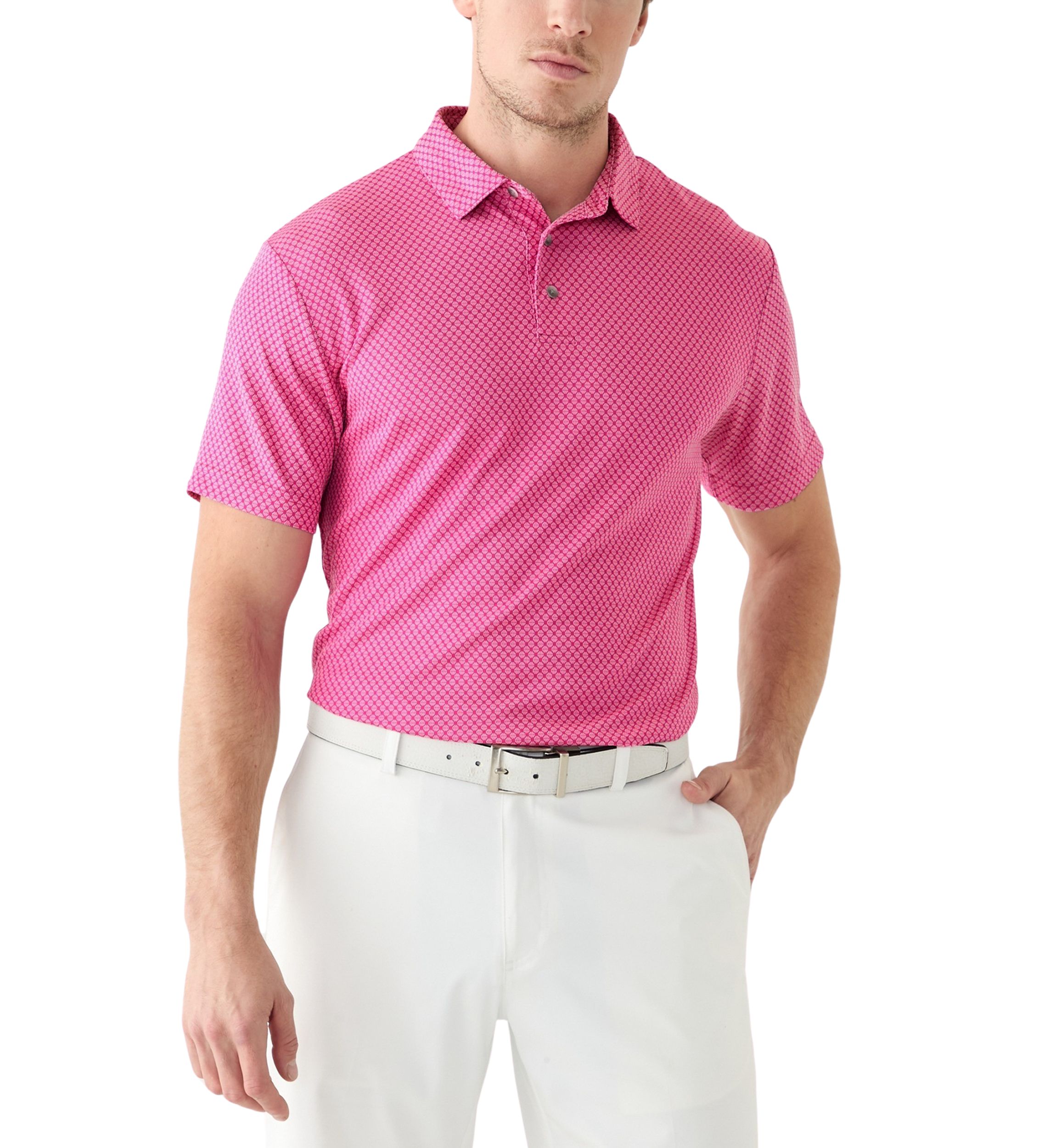 Mens Jacquard Polo Shirt