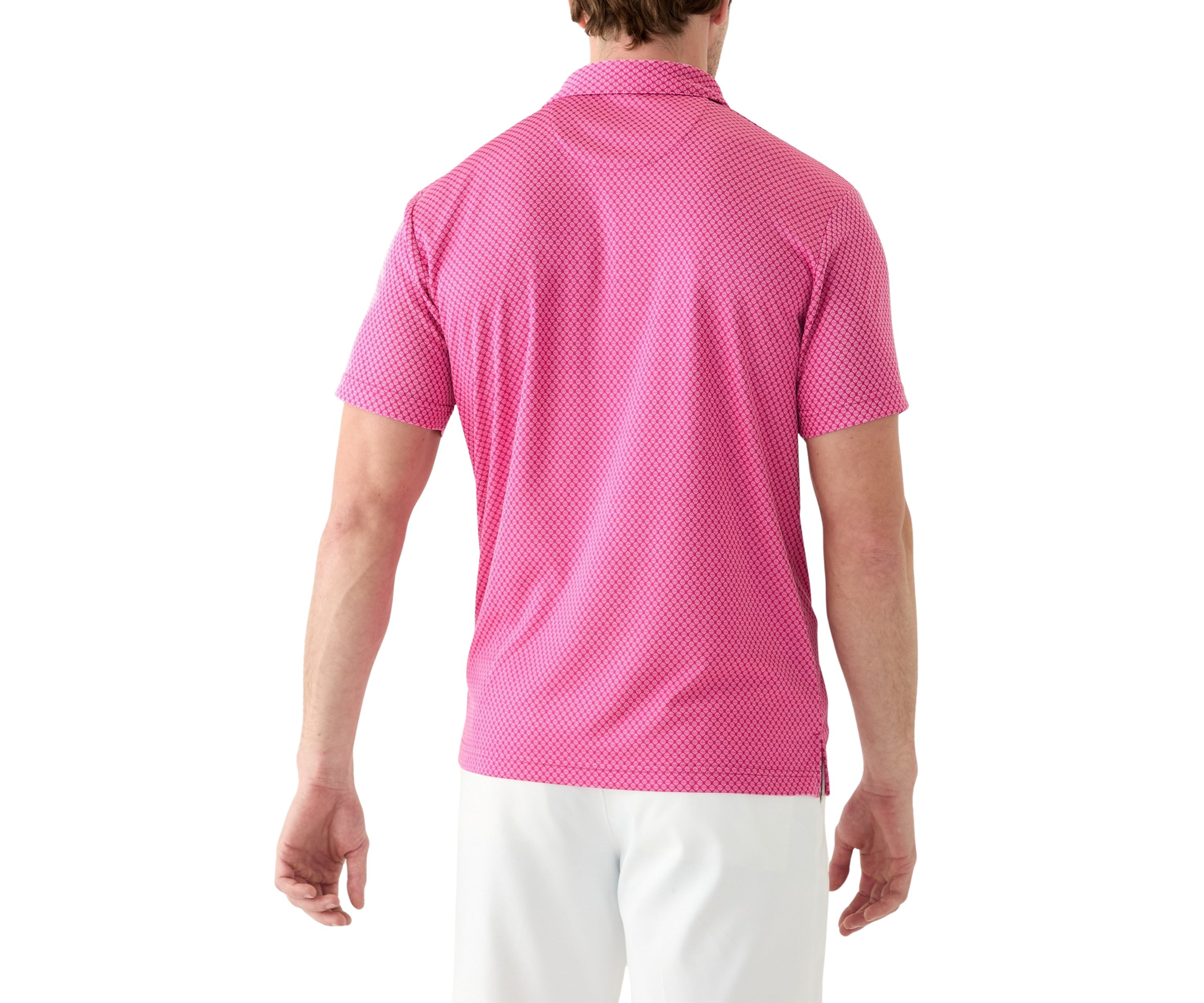 Mens Jacquard Polo Shirt