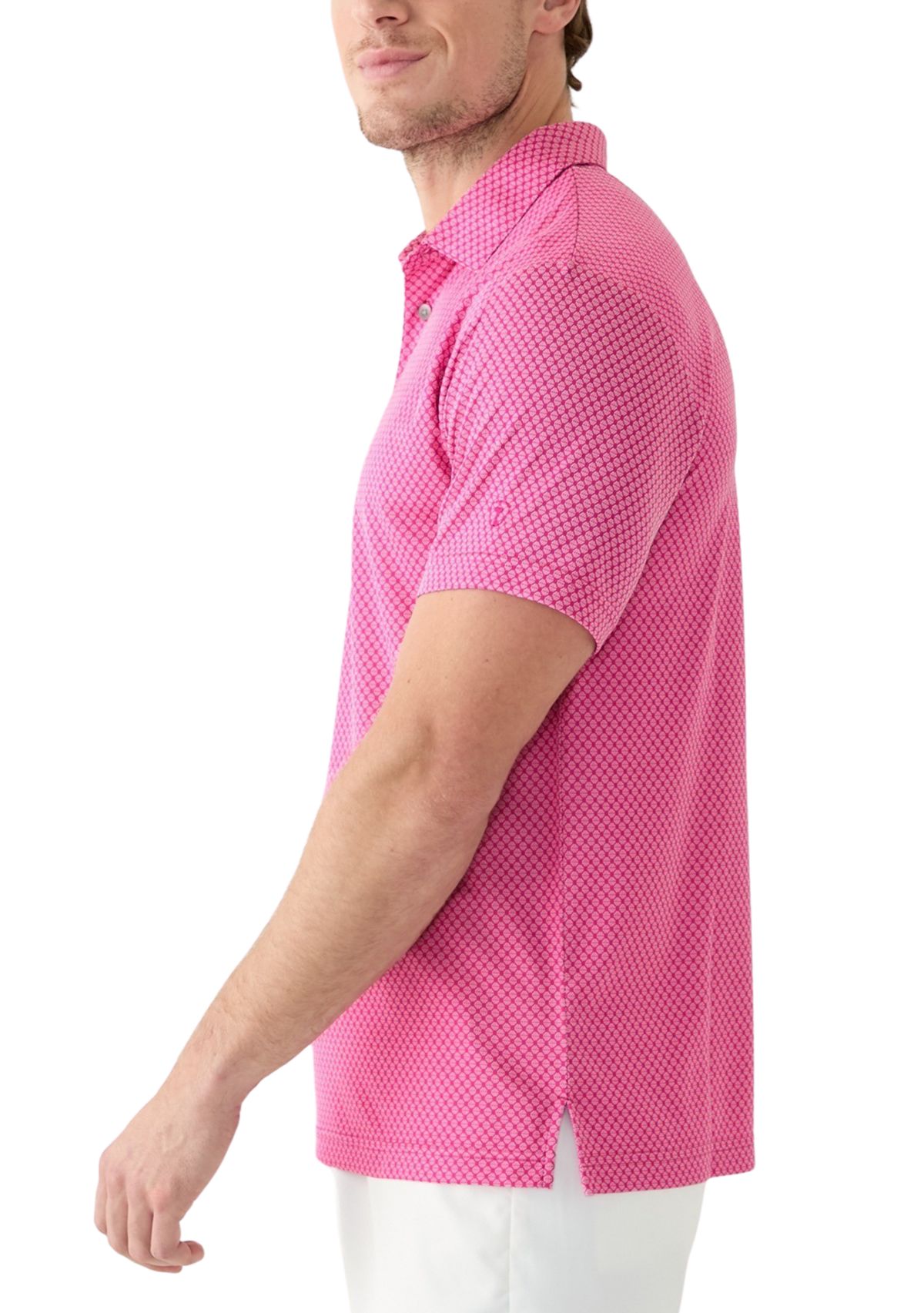 Mens Jacquard Polo Shirt