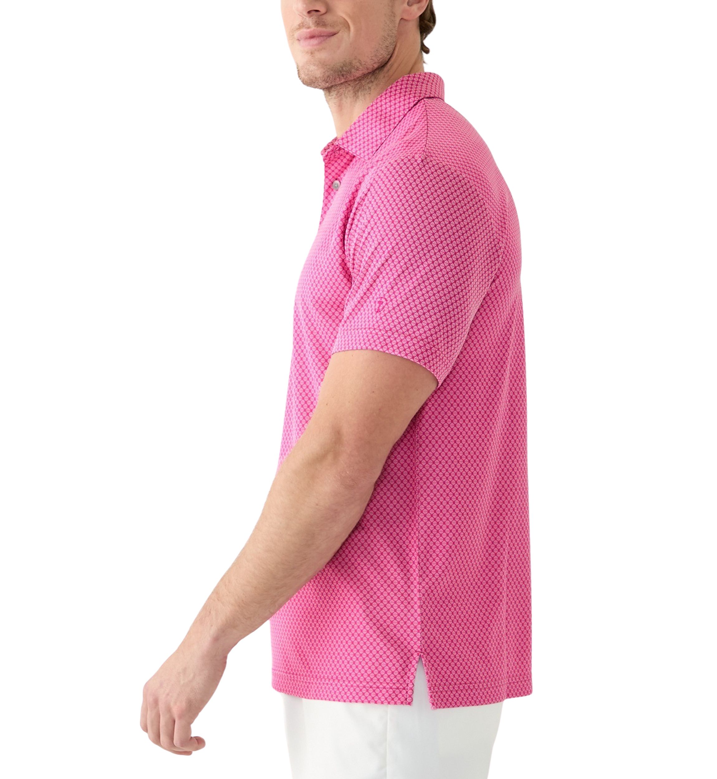 Mens Jacquard Polo Shirt