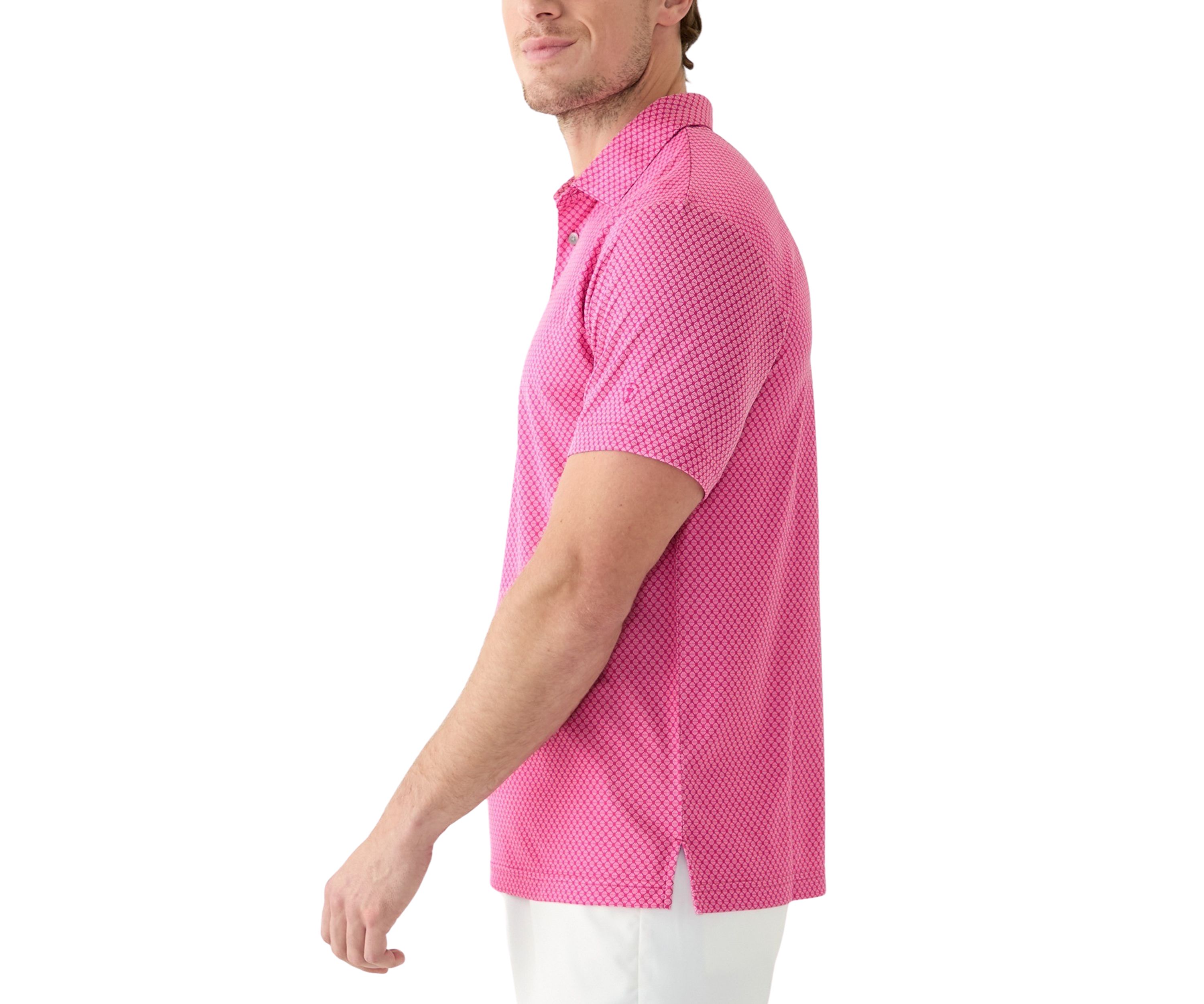 Mens Jacquard Polo Shirt