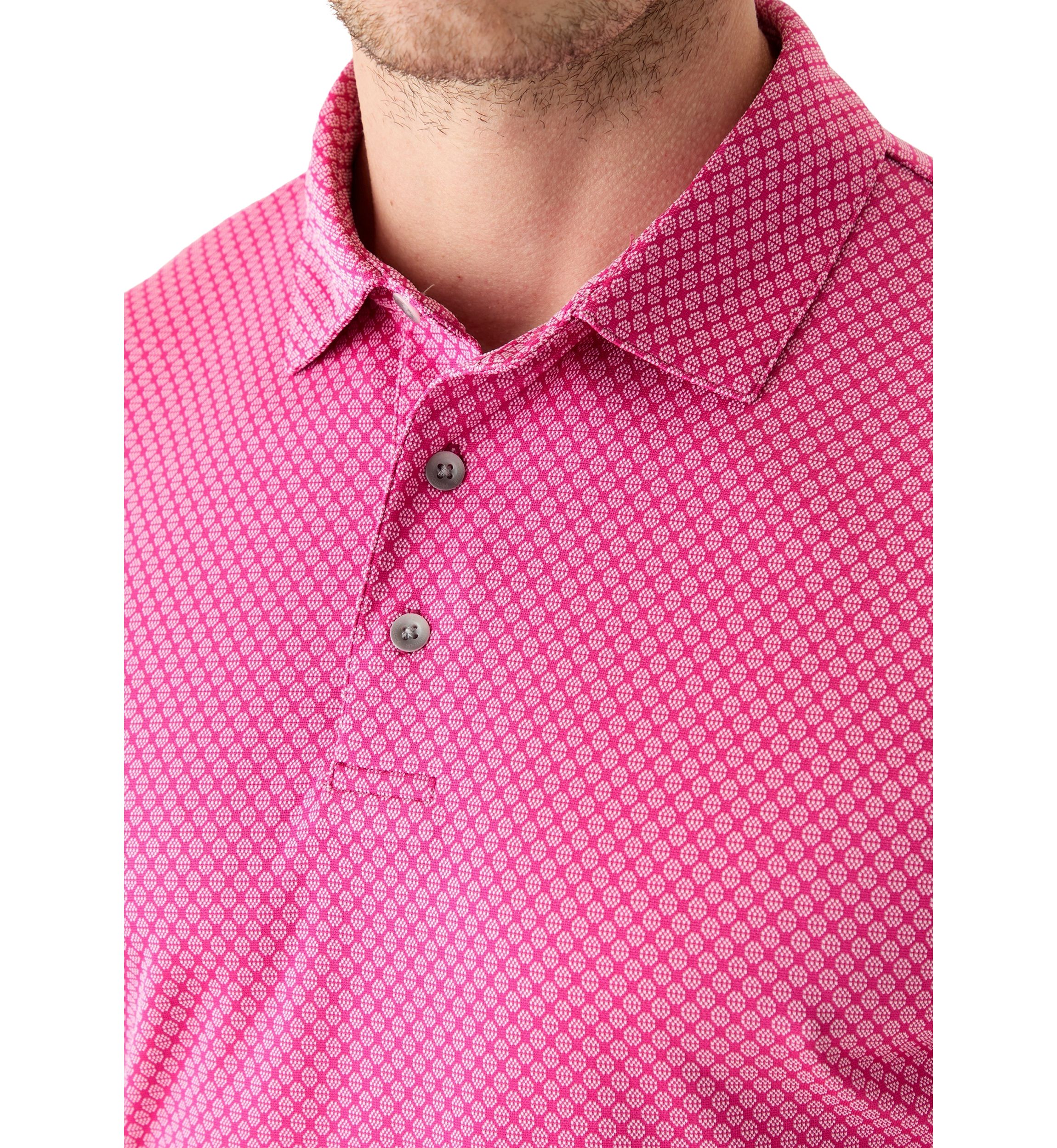 Mens Jacquard Polo Shirt
