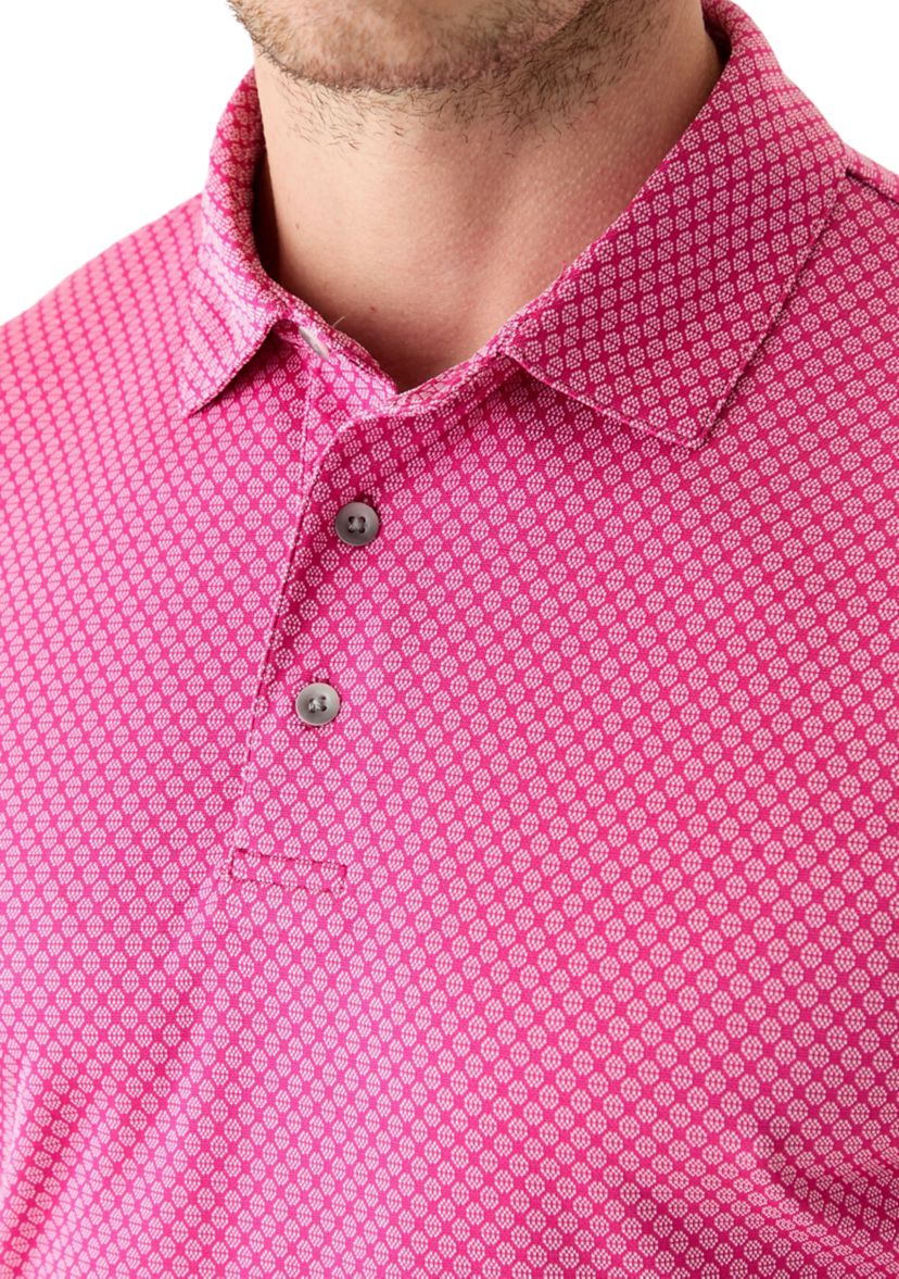 Mens Jacquard Polo Shirt