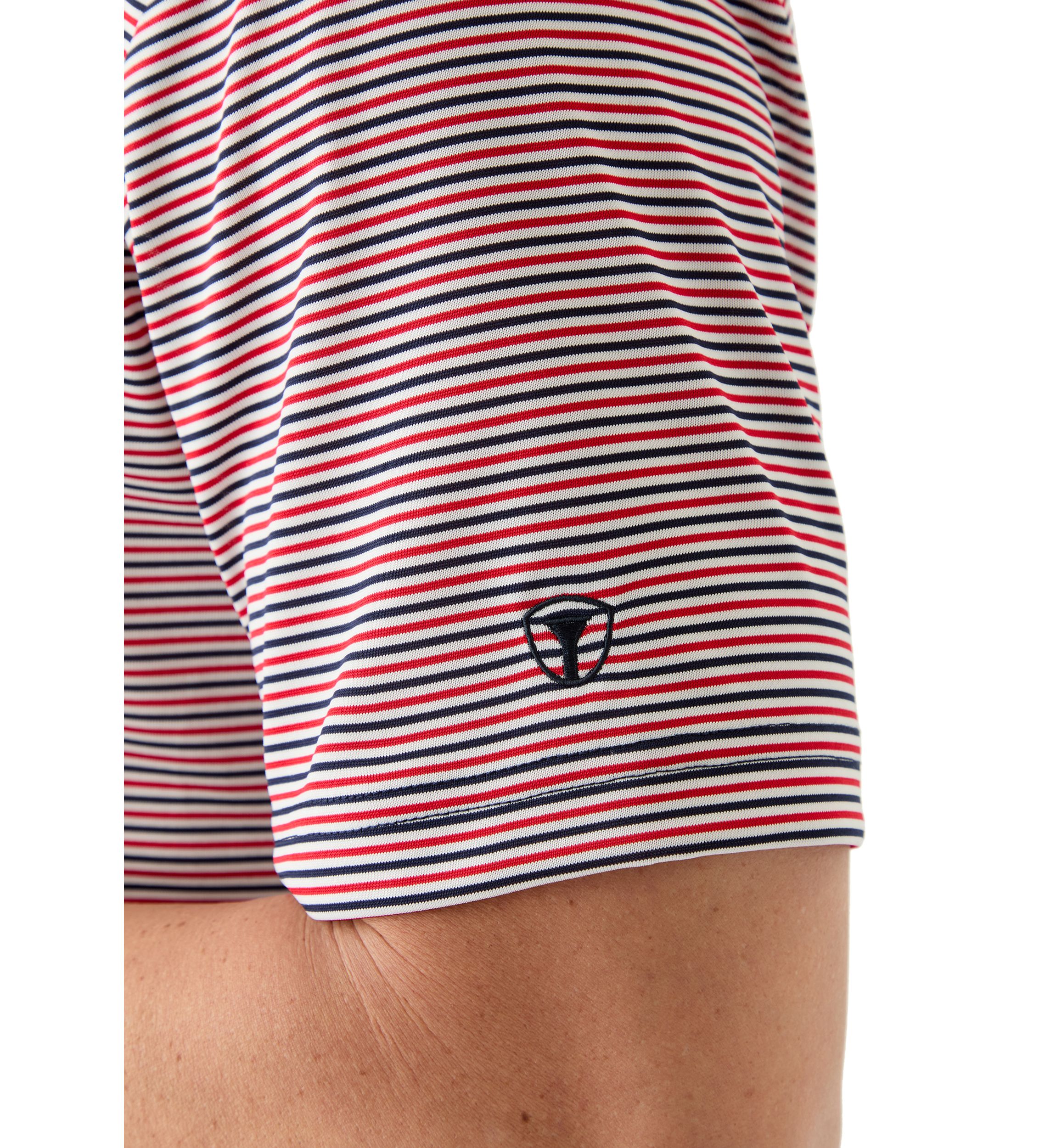 Mens Americana Stripe Polo Shirt