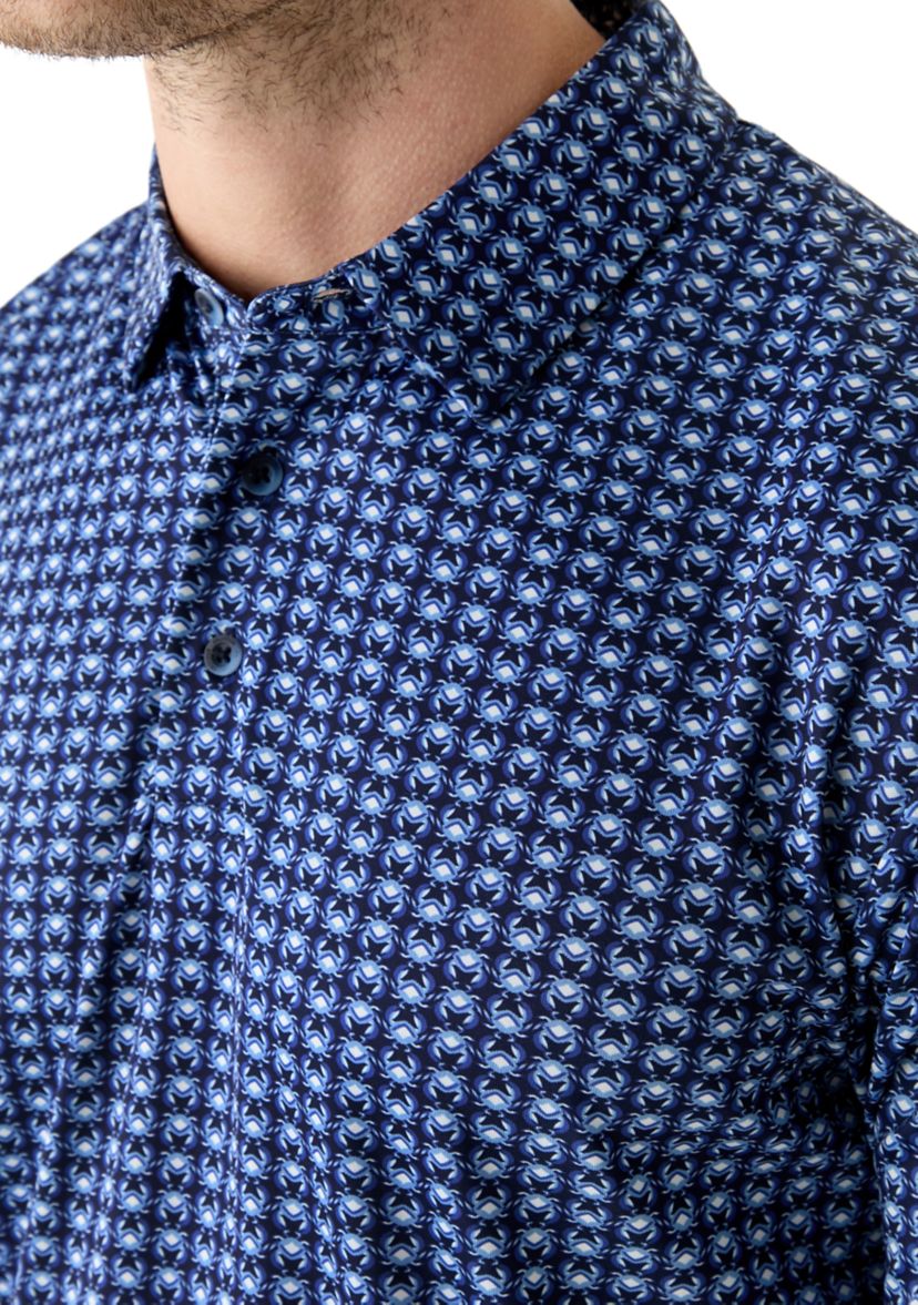 Mens Short Sleeve Regimental Crab Polo Shirt