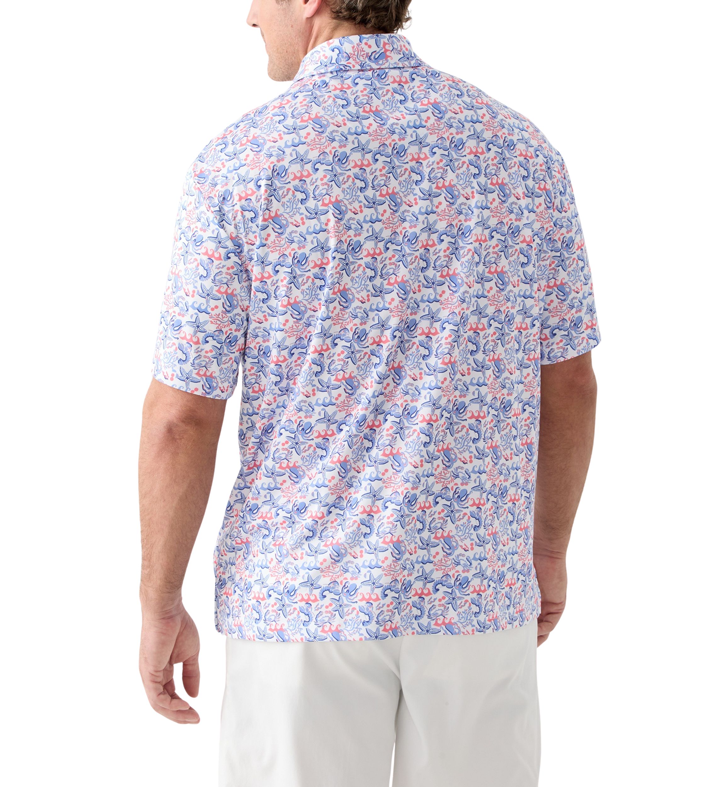 Big & Tall Deep Sea Conversational Shirt