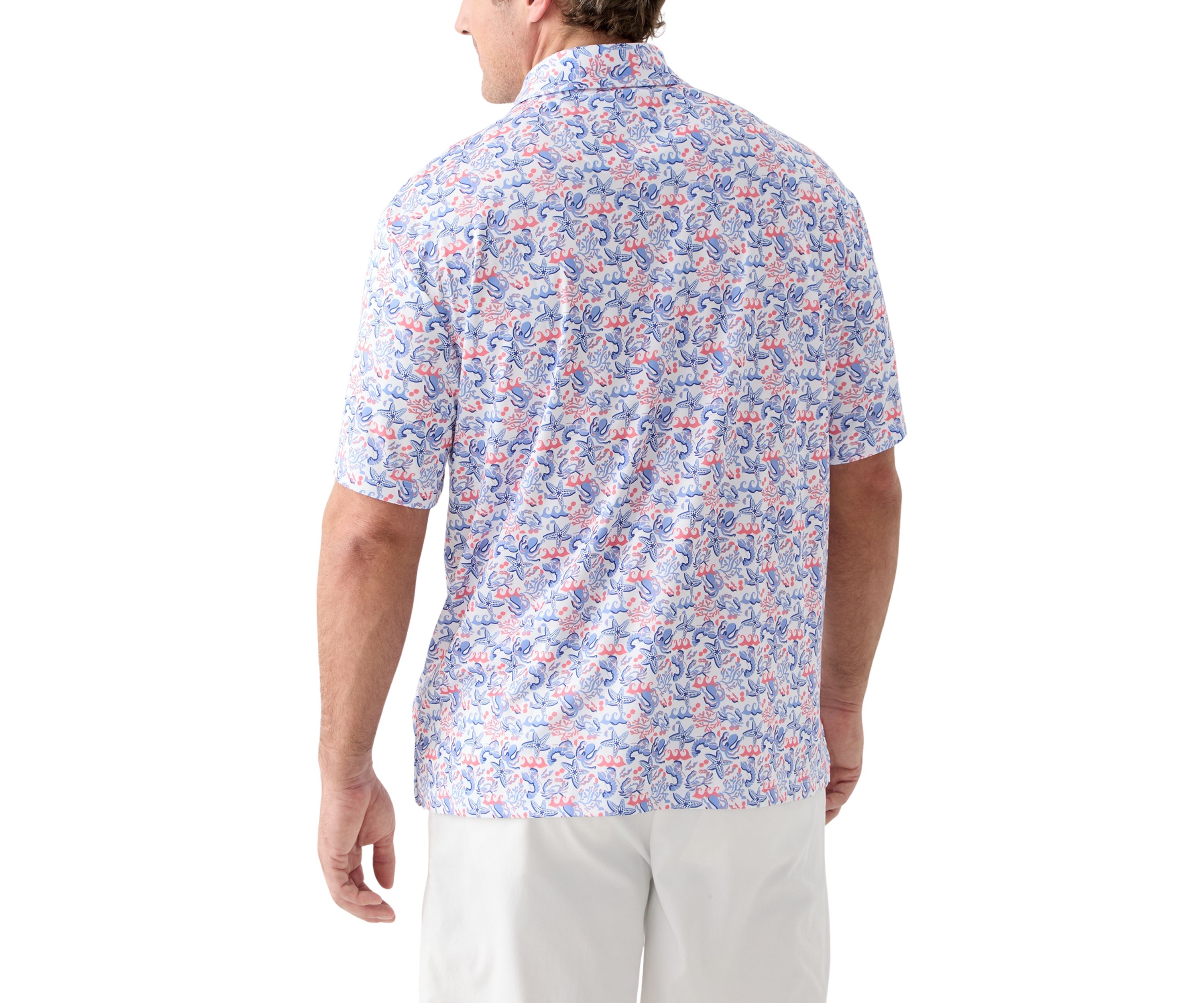 Big & Tall Deep Sea Conversational Shirt