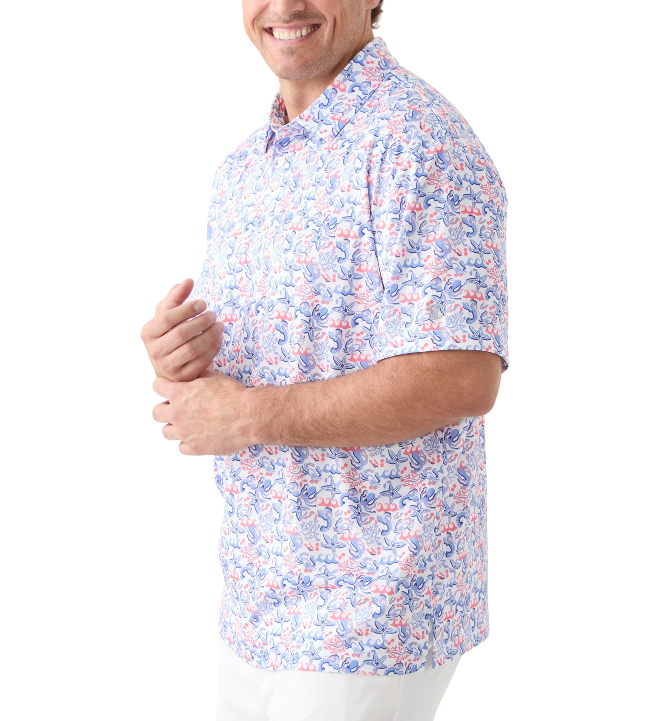 Big & Tall Deep Sea Conversational Shirt