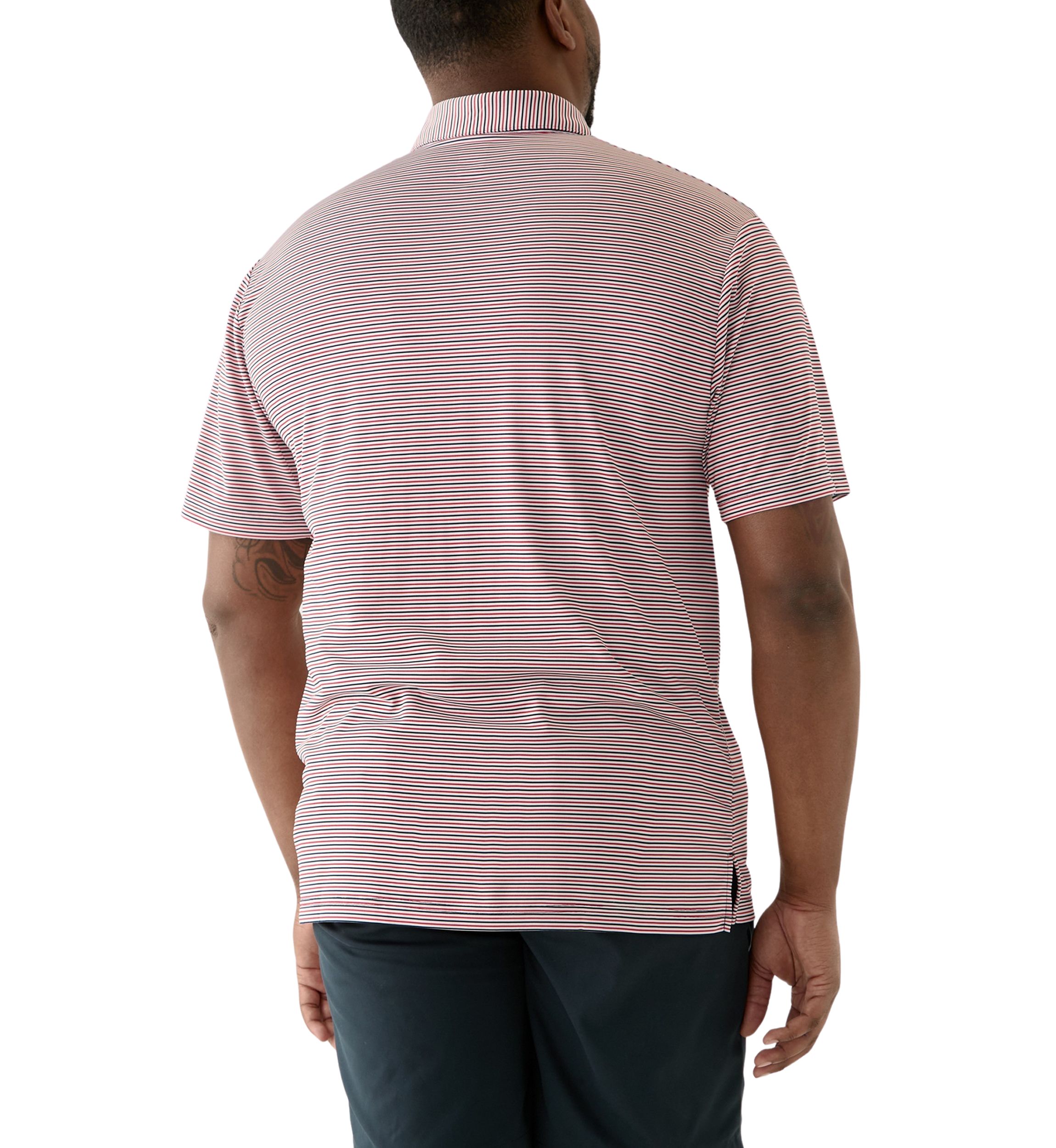 Big & Tall American Stripe Polo Shirt