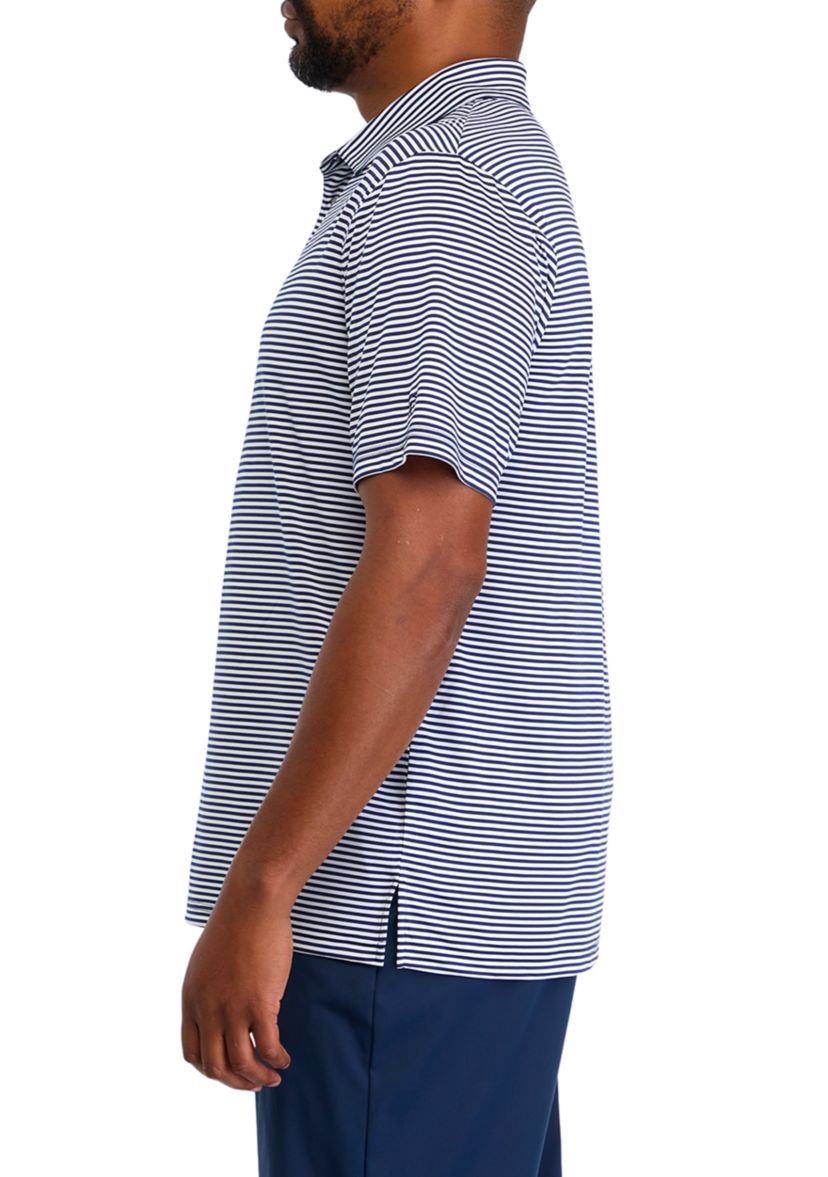 Big & Tall Short Sleeve Feeder Stripe Polo Shirt