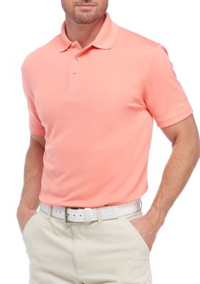 Pro Tour® Solid Textured Polo Shirt | belk
