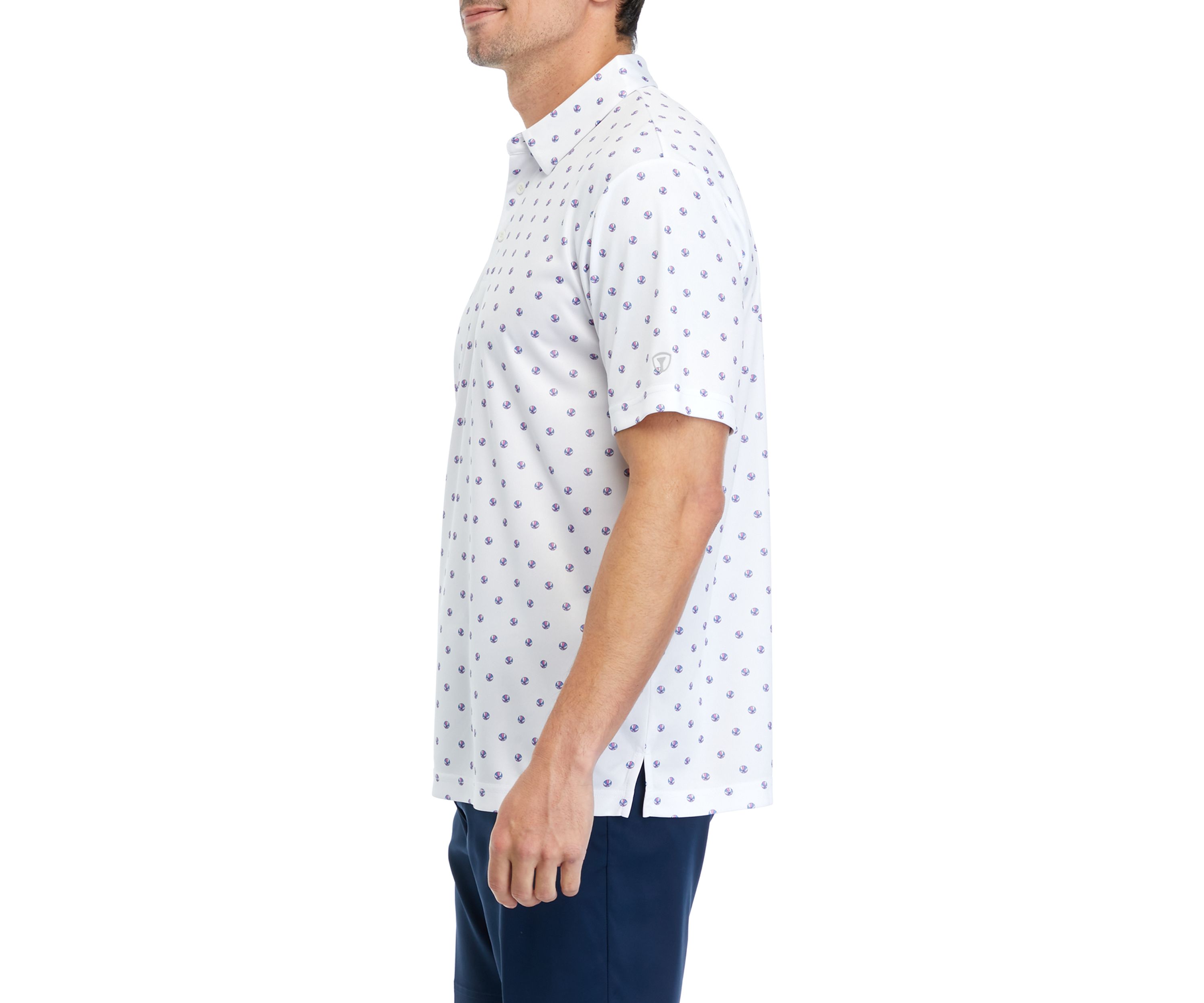 Mens Beach Ball Printed Polo Shirt