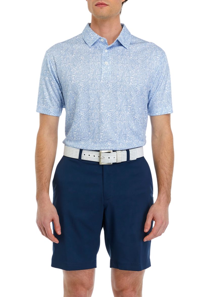 Mens Printed Polo Shirt