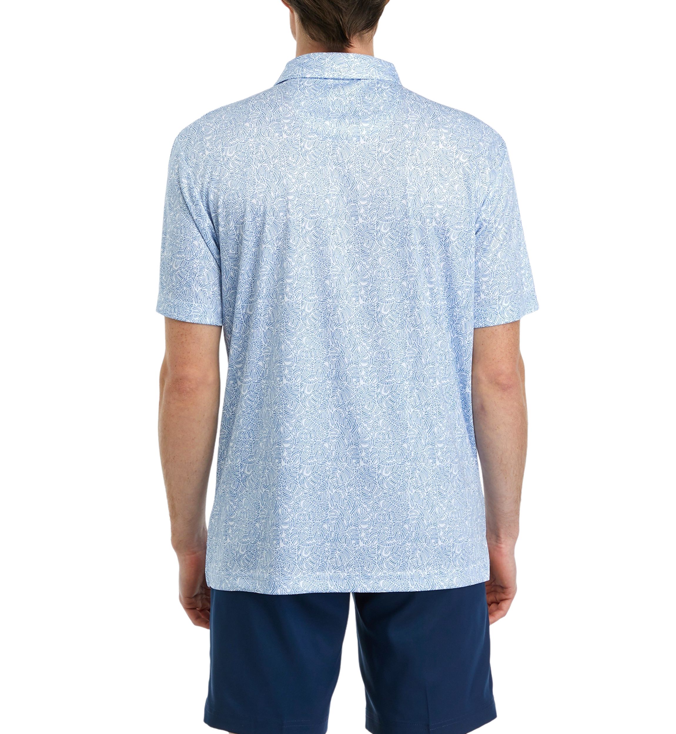 Mens Printed Polo Shirt