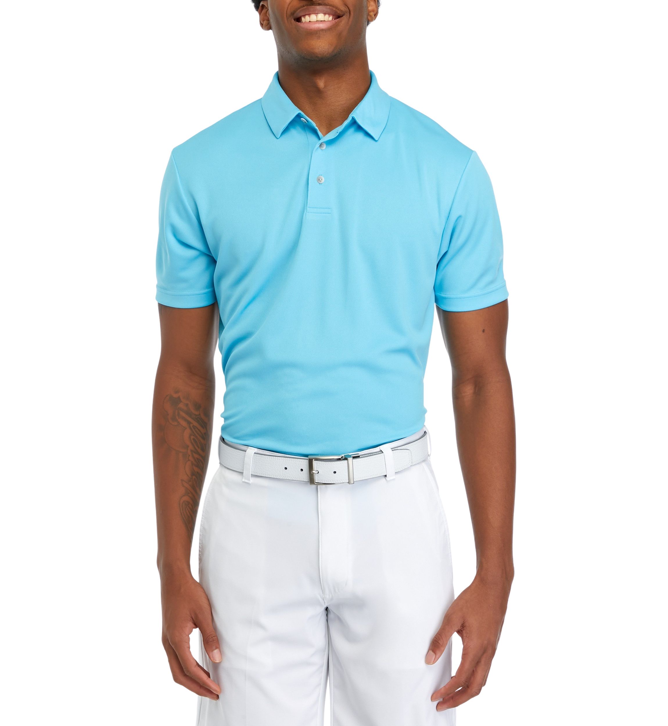 Mens Solid Polo Shirt