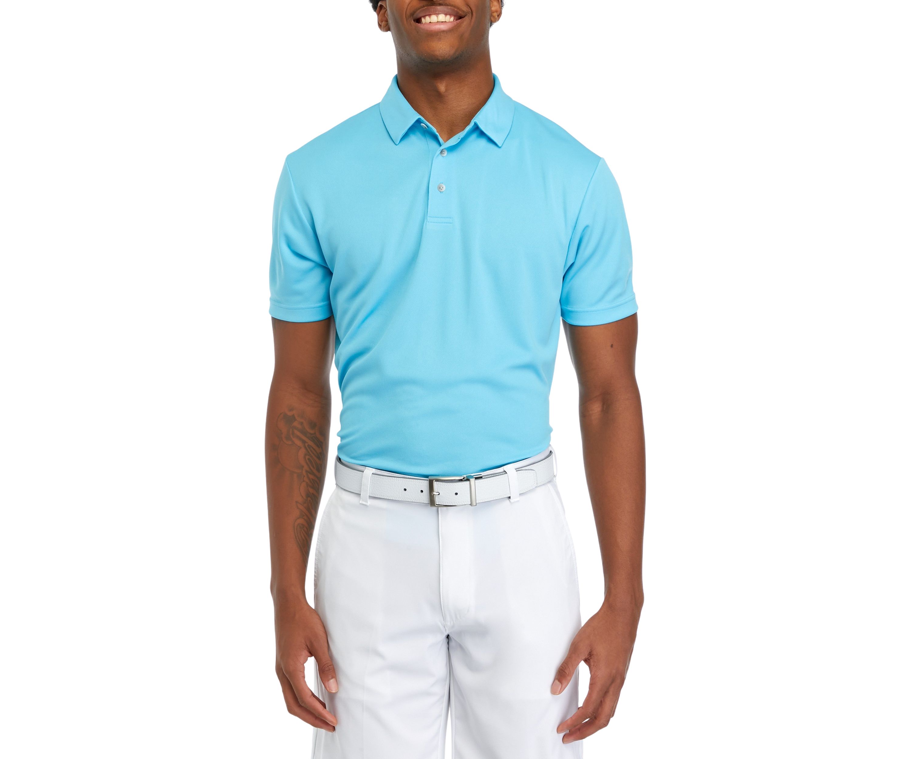 Mens Solid Polo Shirt