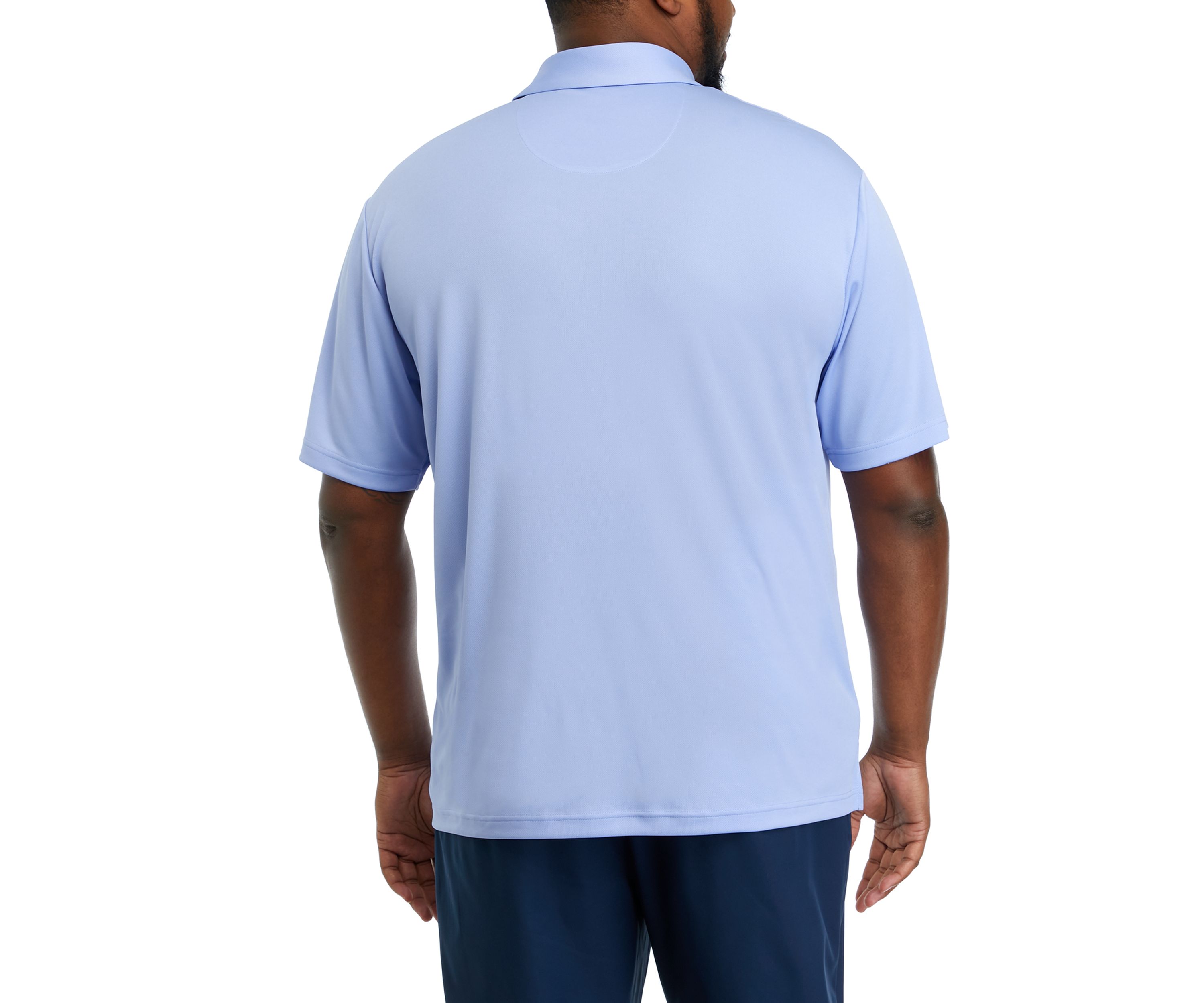 Big & Tall Short Sleeve Solid Airplay Polo Shirt