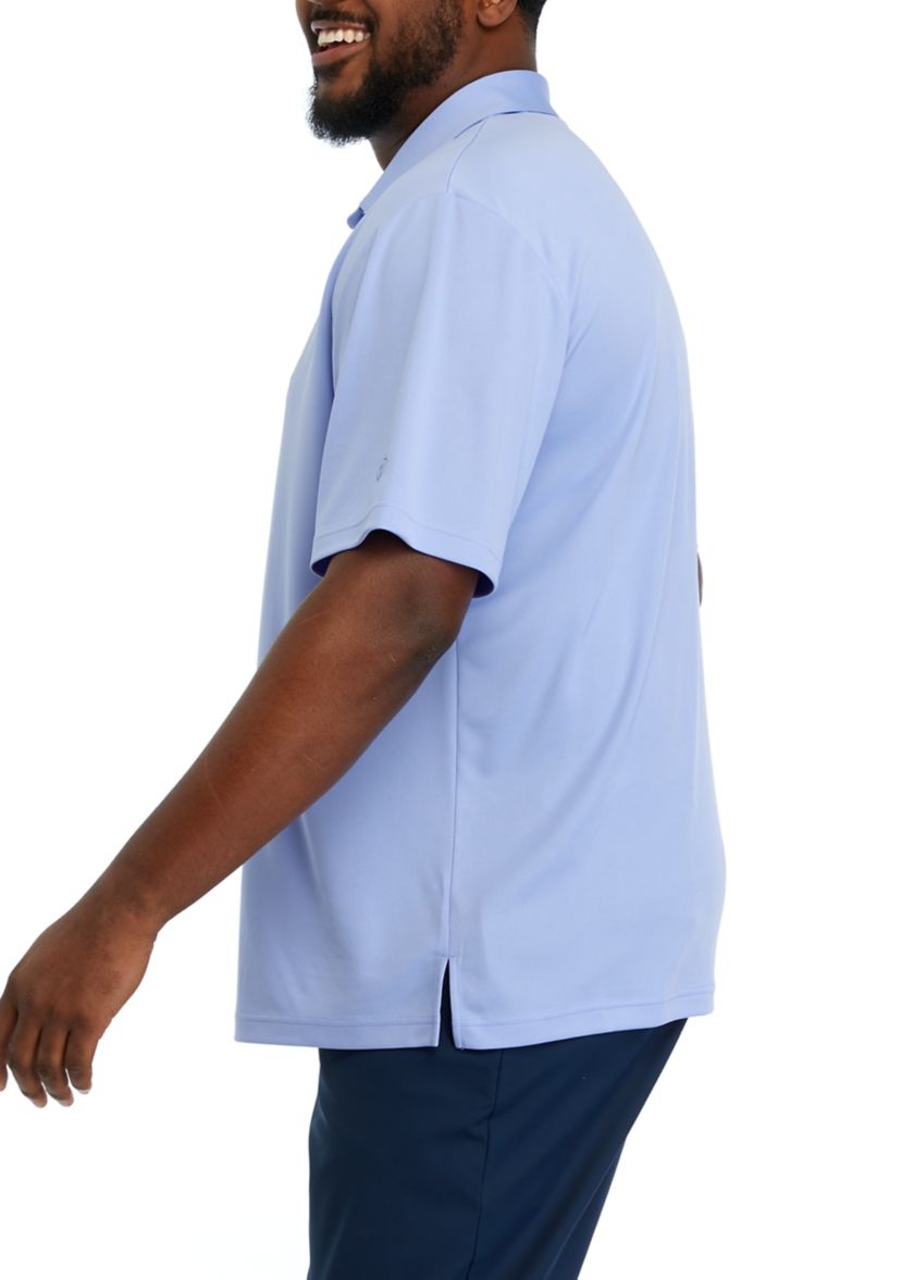 Big & Tall Short Sleeve Solid Airplay Polo Shirt