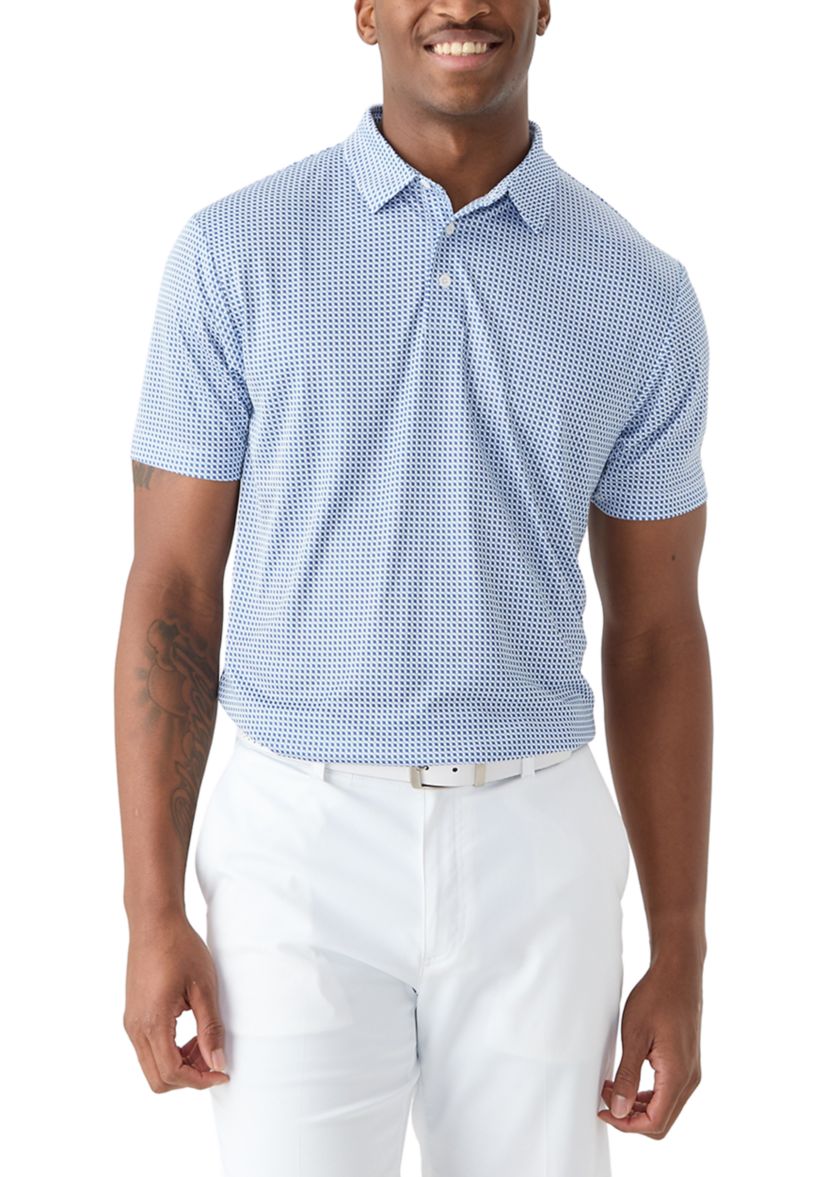 Short Sleeve Stingray Printed Polo Shirt 