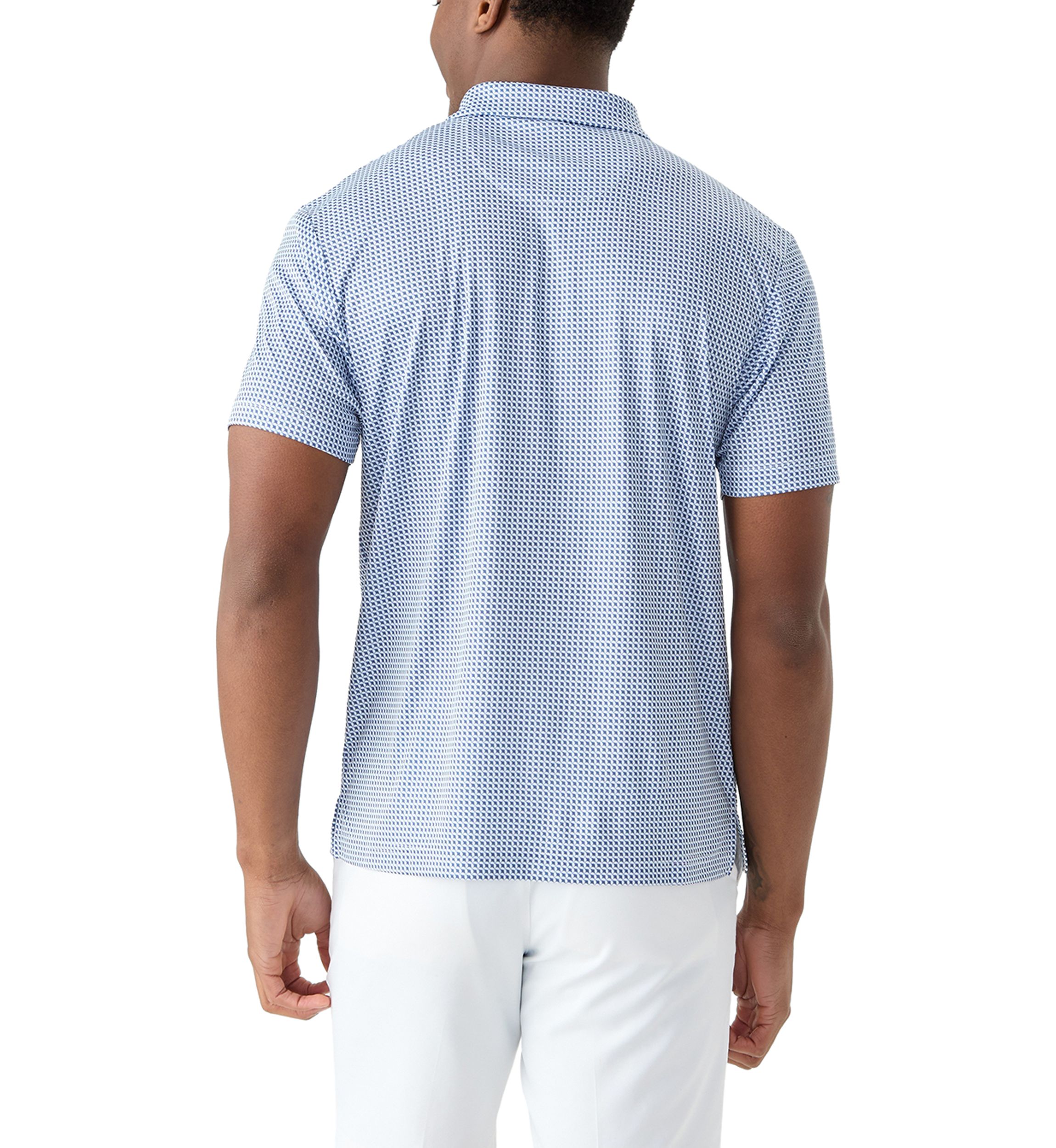 Short Sleeve Stingray Printed Polo Shirt 