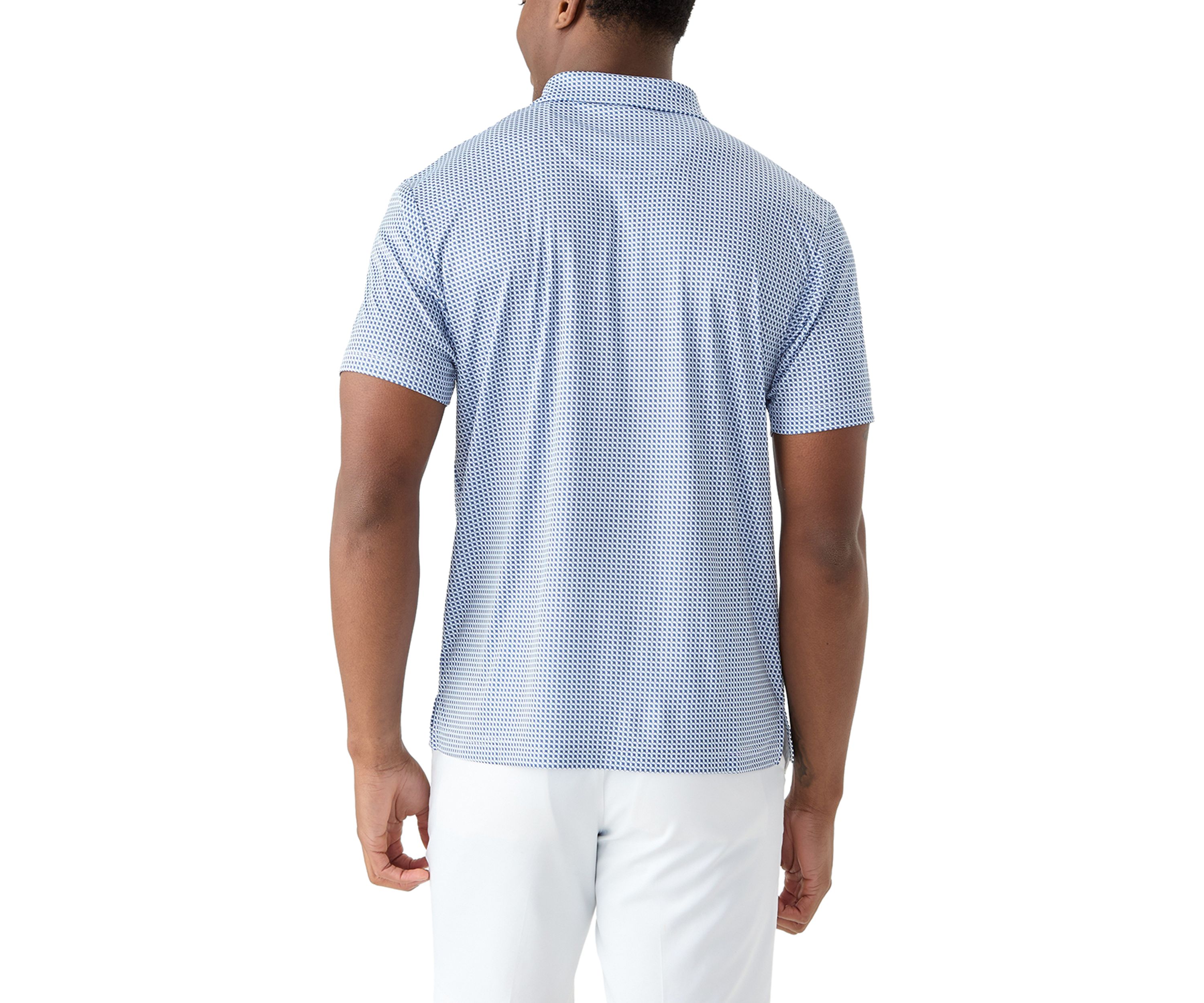 Short Sleeve Stingray Printed Polo Shirt 