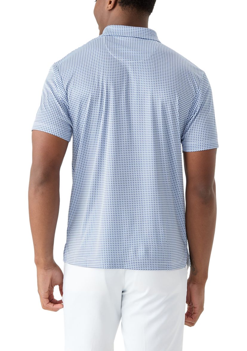 Short Sleeve Stingray Printed Polo Shirt 