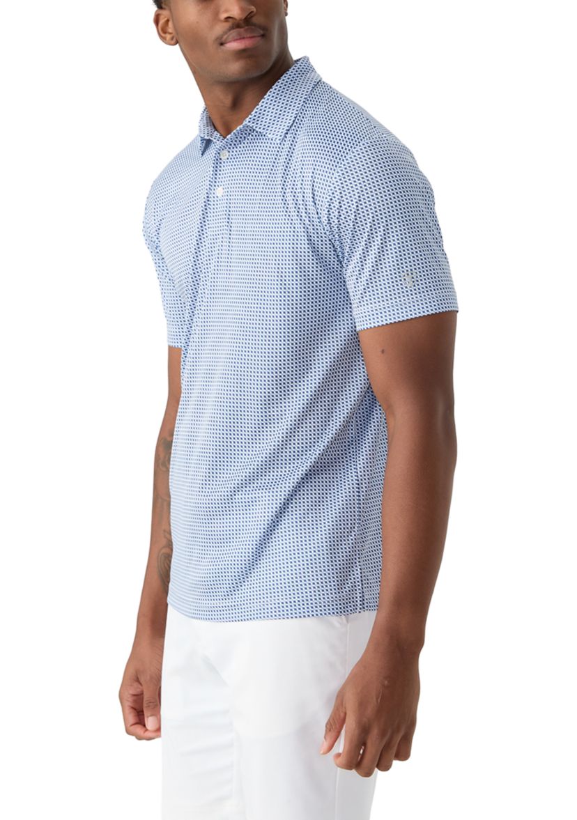 Short Sleeve Stingray Printed Polo Shirt 