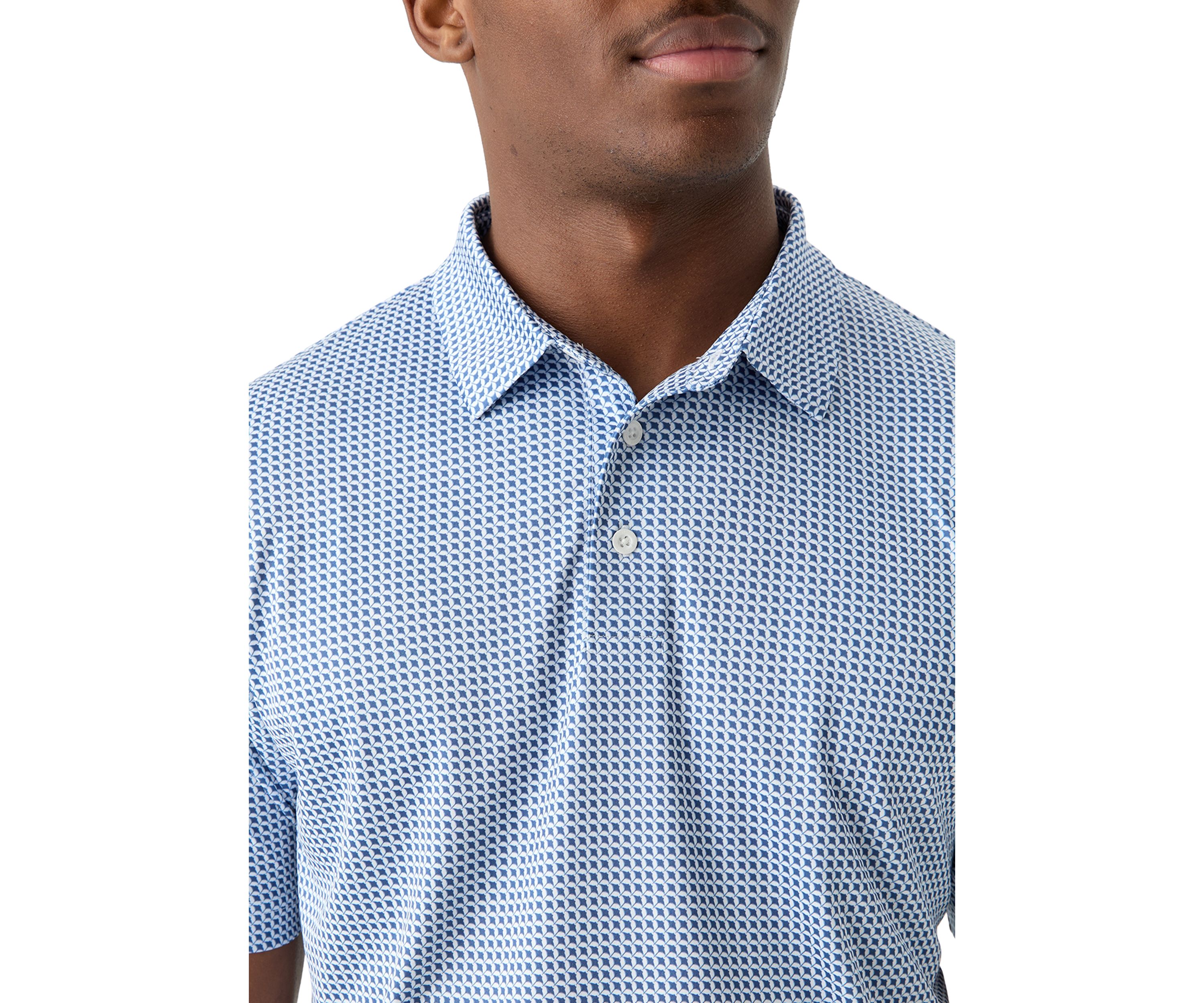 Short Sleeve Stingray Printed Polo Shirt 
