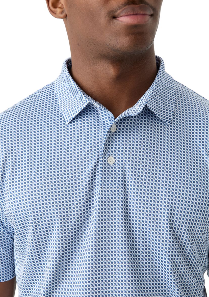 Short Sleeve Stingray Printed Polo Shirt 