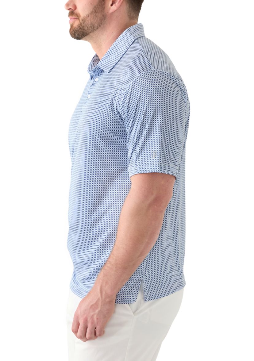 Big & Tall Short Sleeve Stingray Printed Polo Shirt 